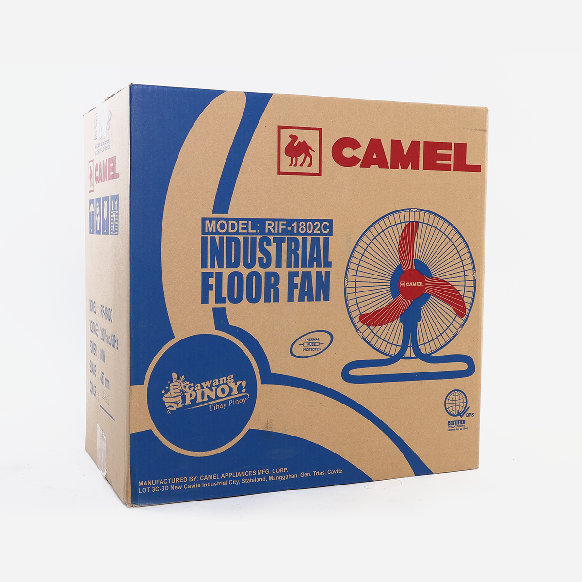 Camel Industrial Floor Fan - 18in