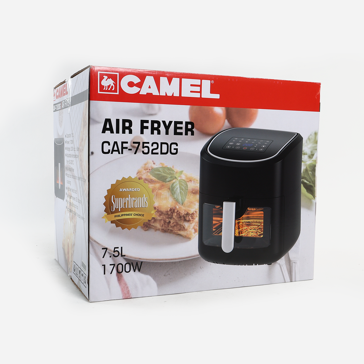 Camel Digital Air Fryer (Black) - 7.5L