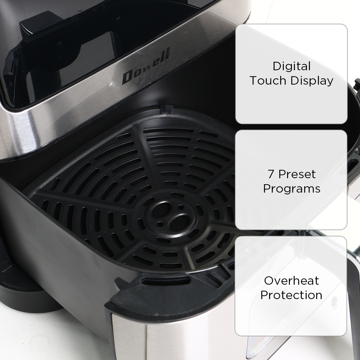 Dowell Black Air Fryer - 6L