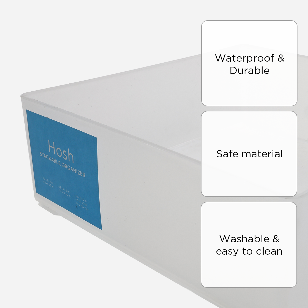 Hosh Stackable Organizer SD2020 – White