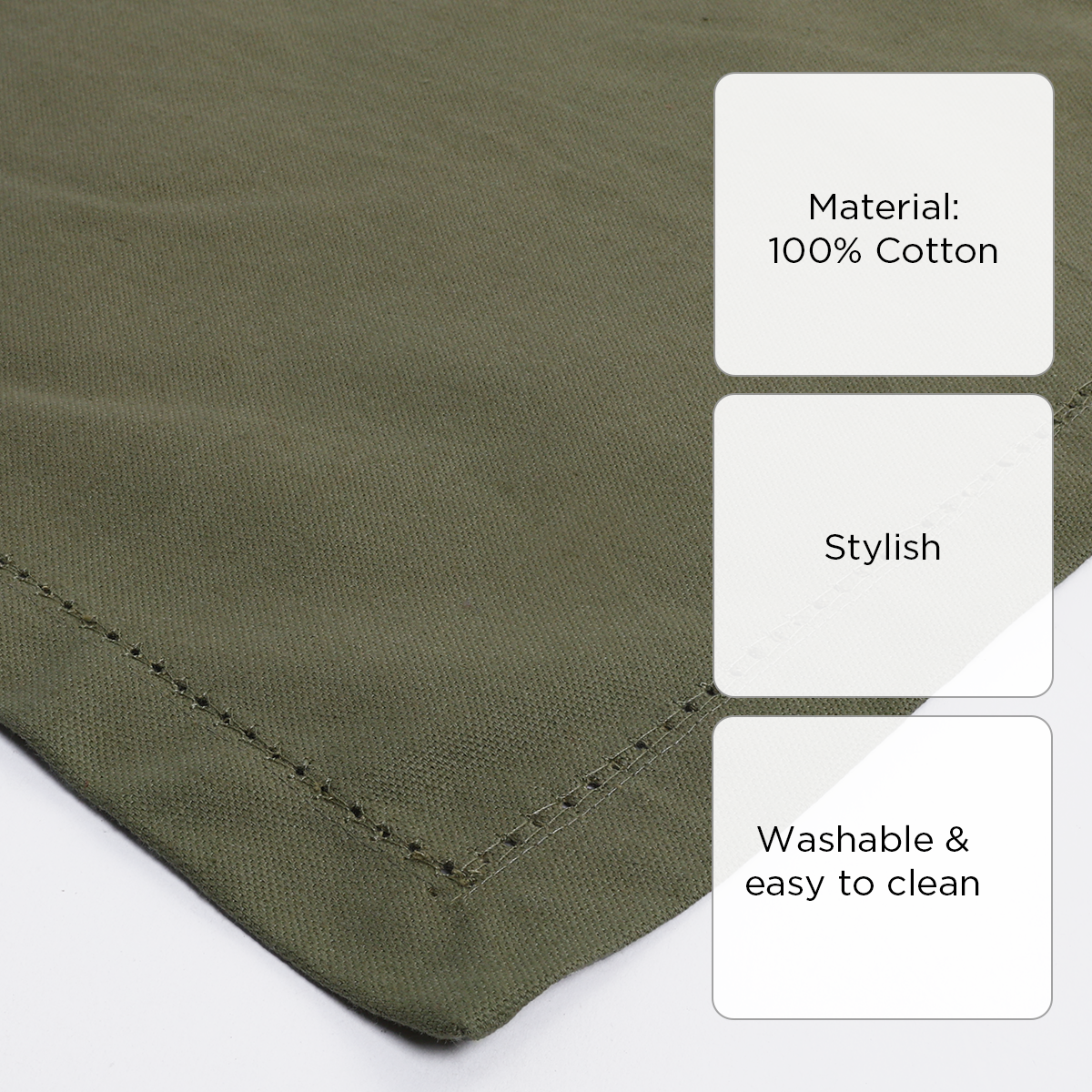 SM Home Ethan Fabric Placemat - Green