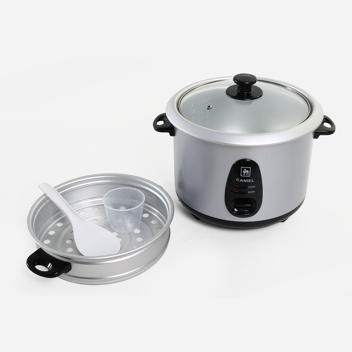 Camel Rice Cooker with Steamer - 1.8L
