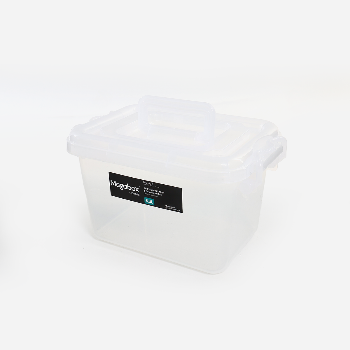 Megabox Carrie Mi Series MG636 Storage Box (Clear) - 6.5L