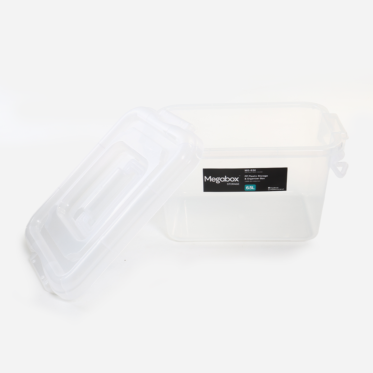 Megabox Carrie Mi Series MG636 Storage Box (Clear) - 6.5L