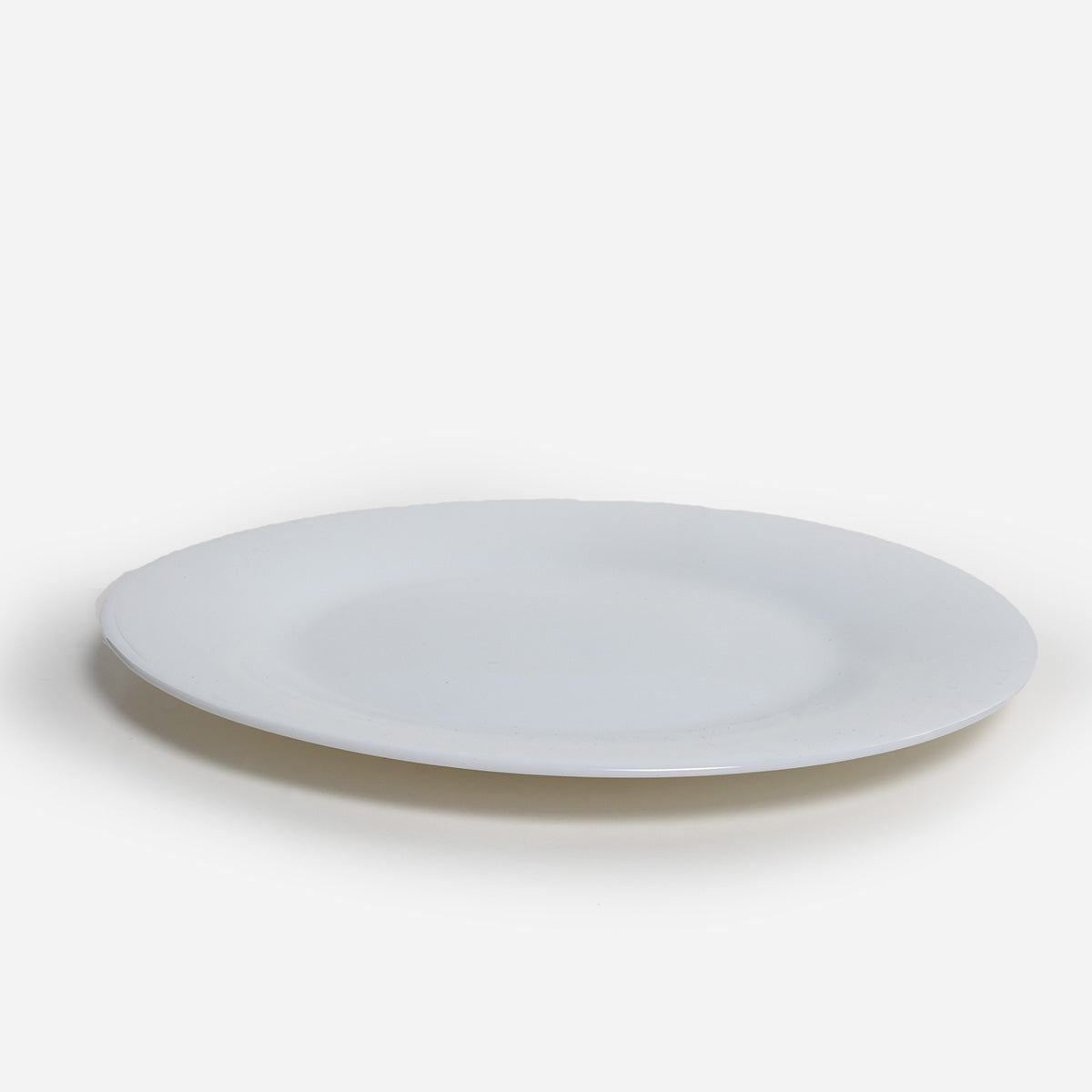 Bellagio Round Dinner Plate (White)  - 9in