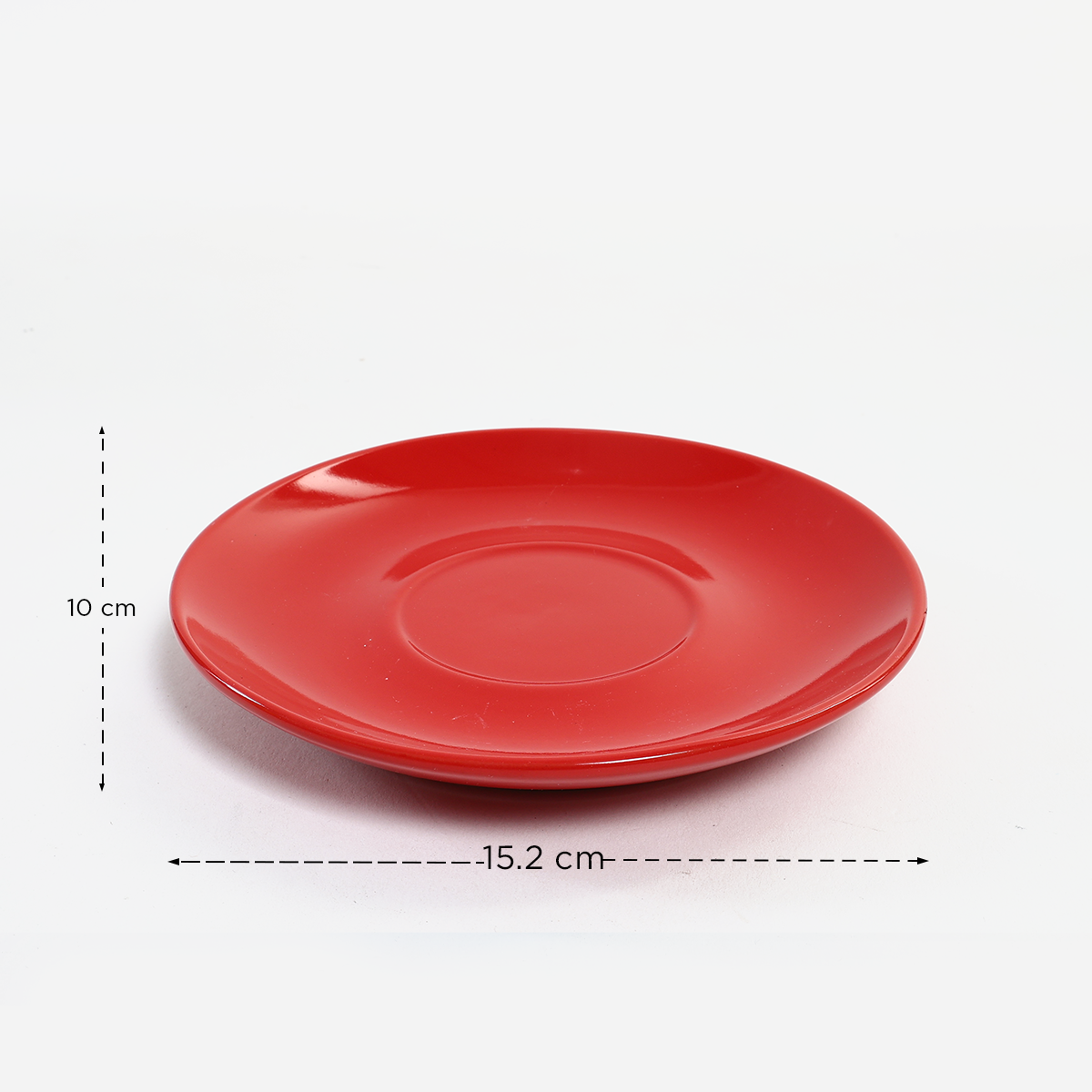 Hosh  Set of 8 Colored Cup and Saucer with Rack