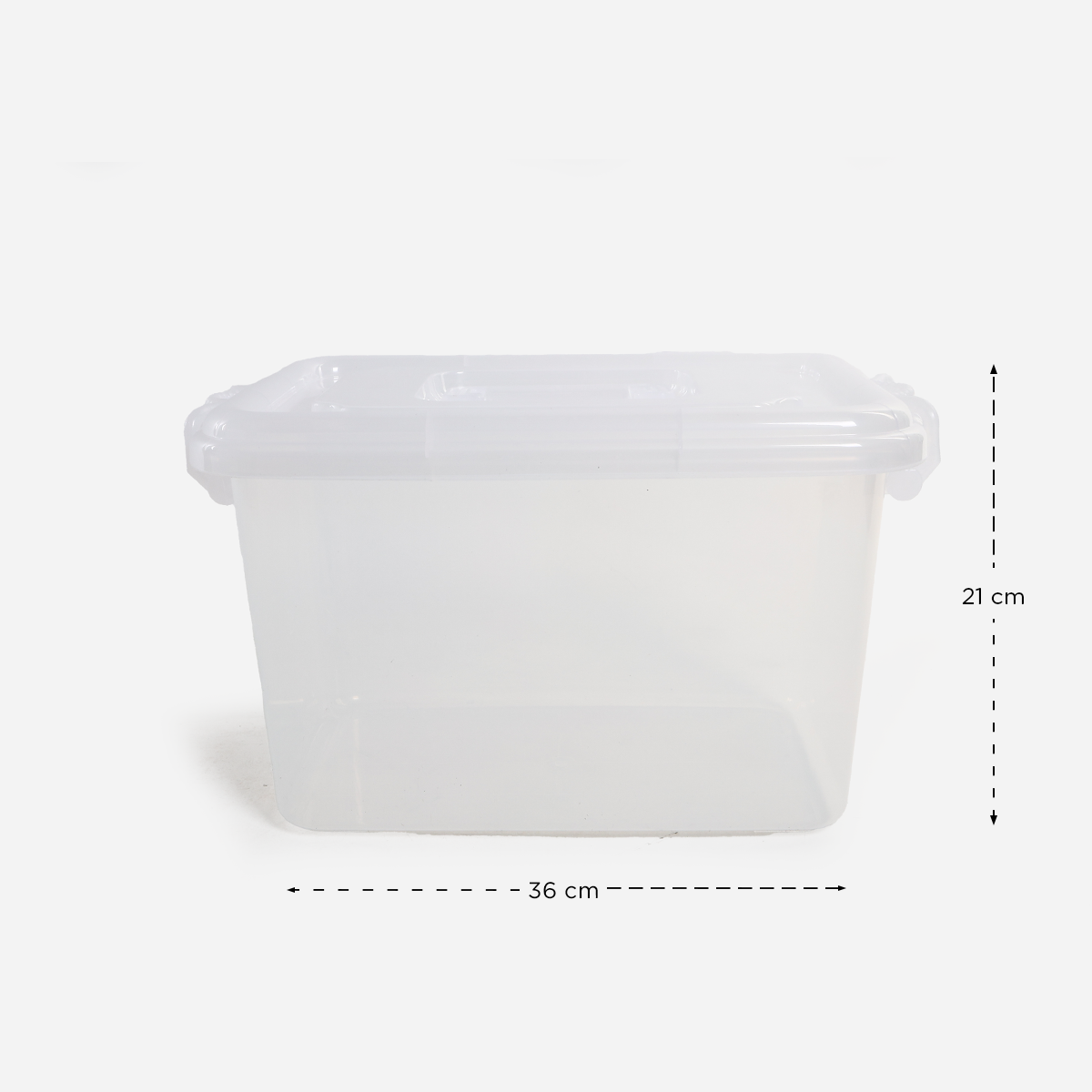 Megabox Set of 3 Carrie Mi MG637 Storage Boxes (Clear) - 12L
