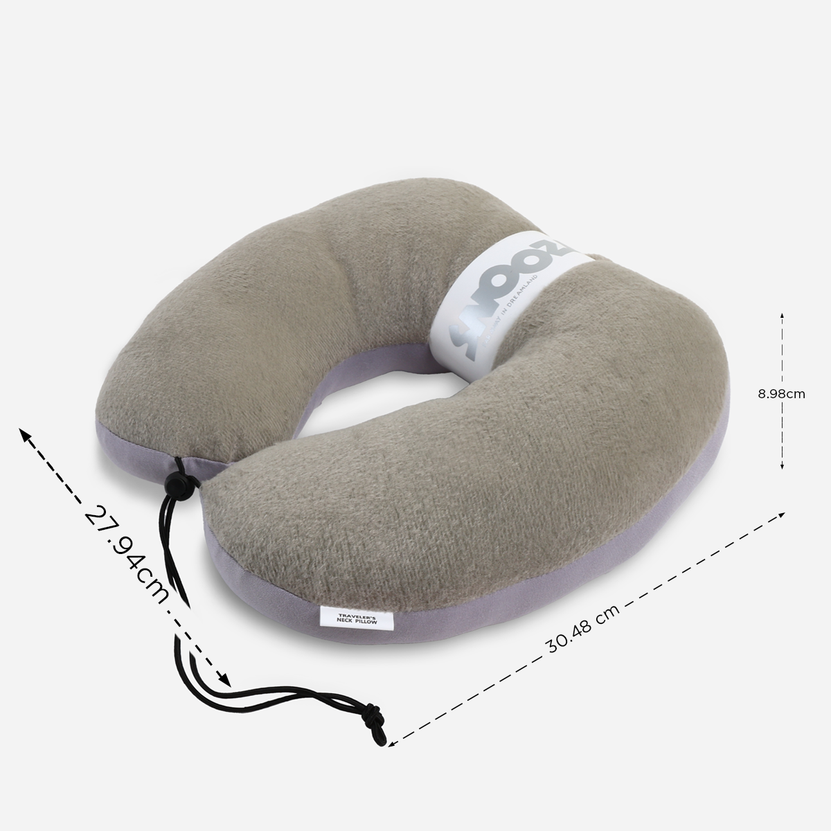 SM Home Fiber Neck Pillow - Gray
