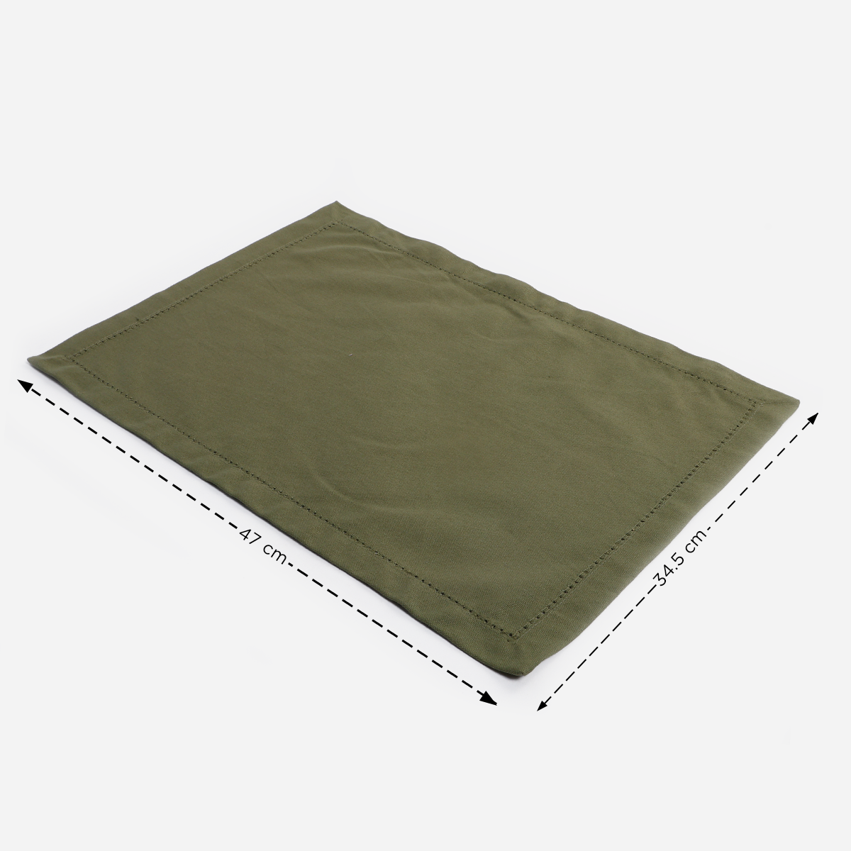 SM Home Ethan Fabric Placemat - Green