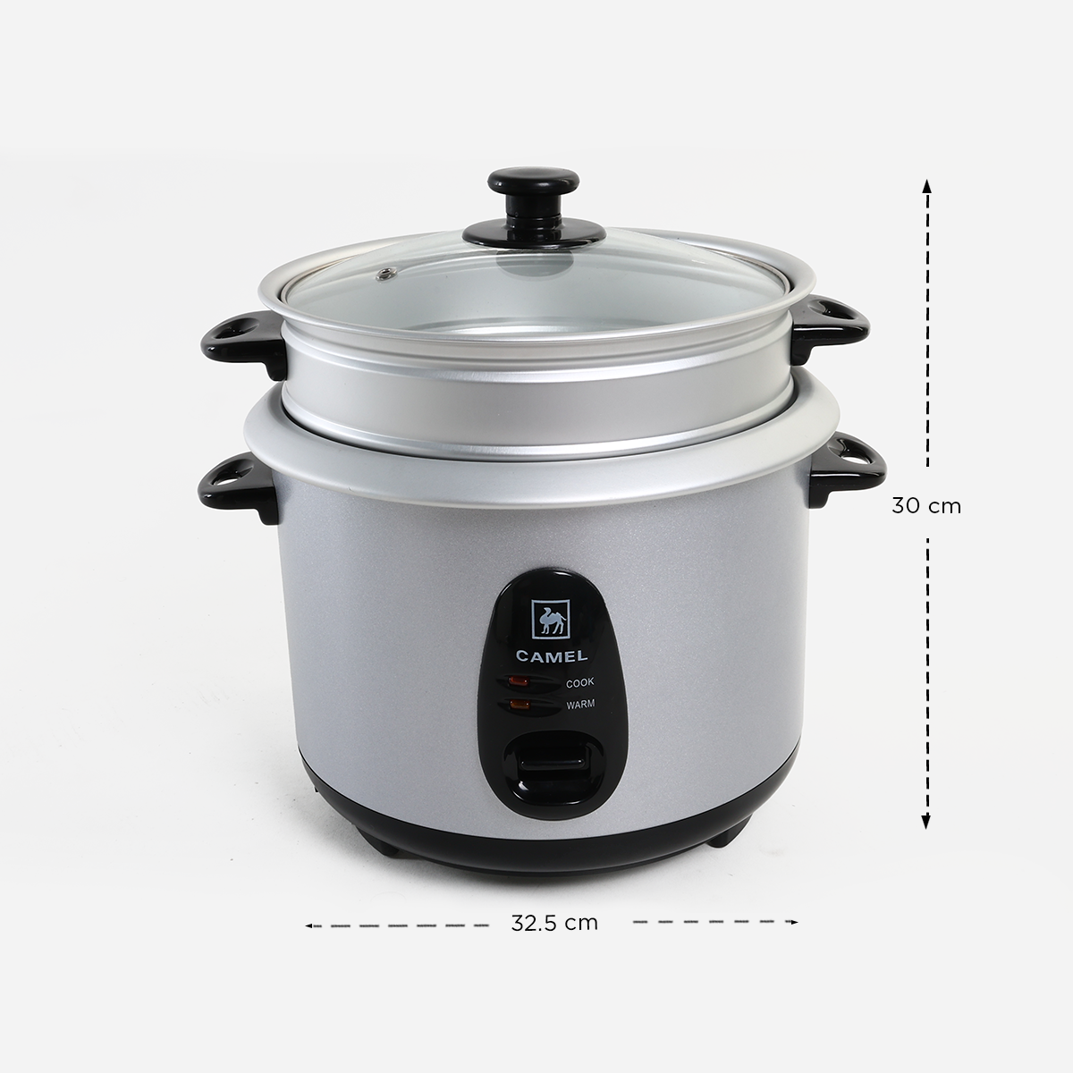Camel Rice Cooker with Steamer - 1.8L