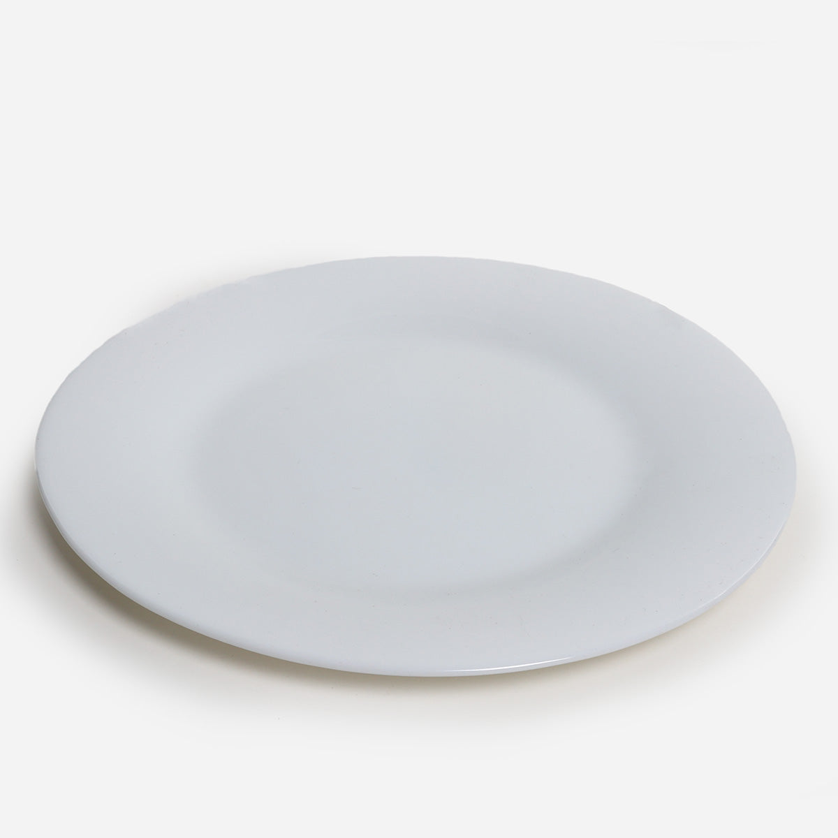 Bellagio Round Dinner Plate (White)  - 9in