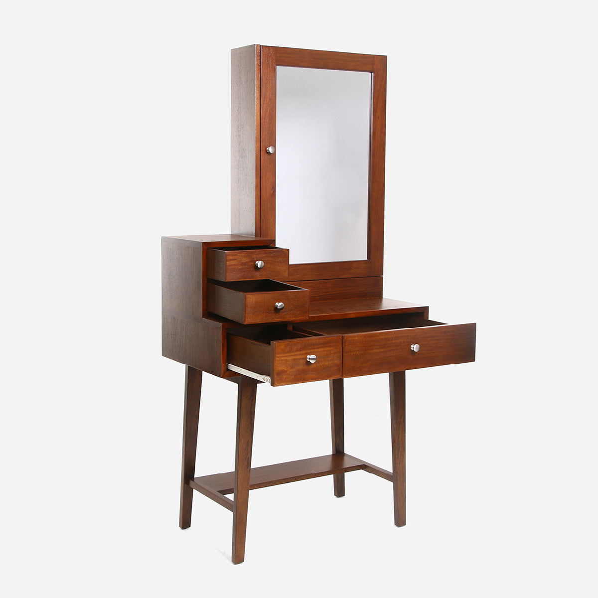 SM Home Haley Mirror Dresser All Wood - Walnut
