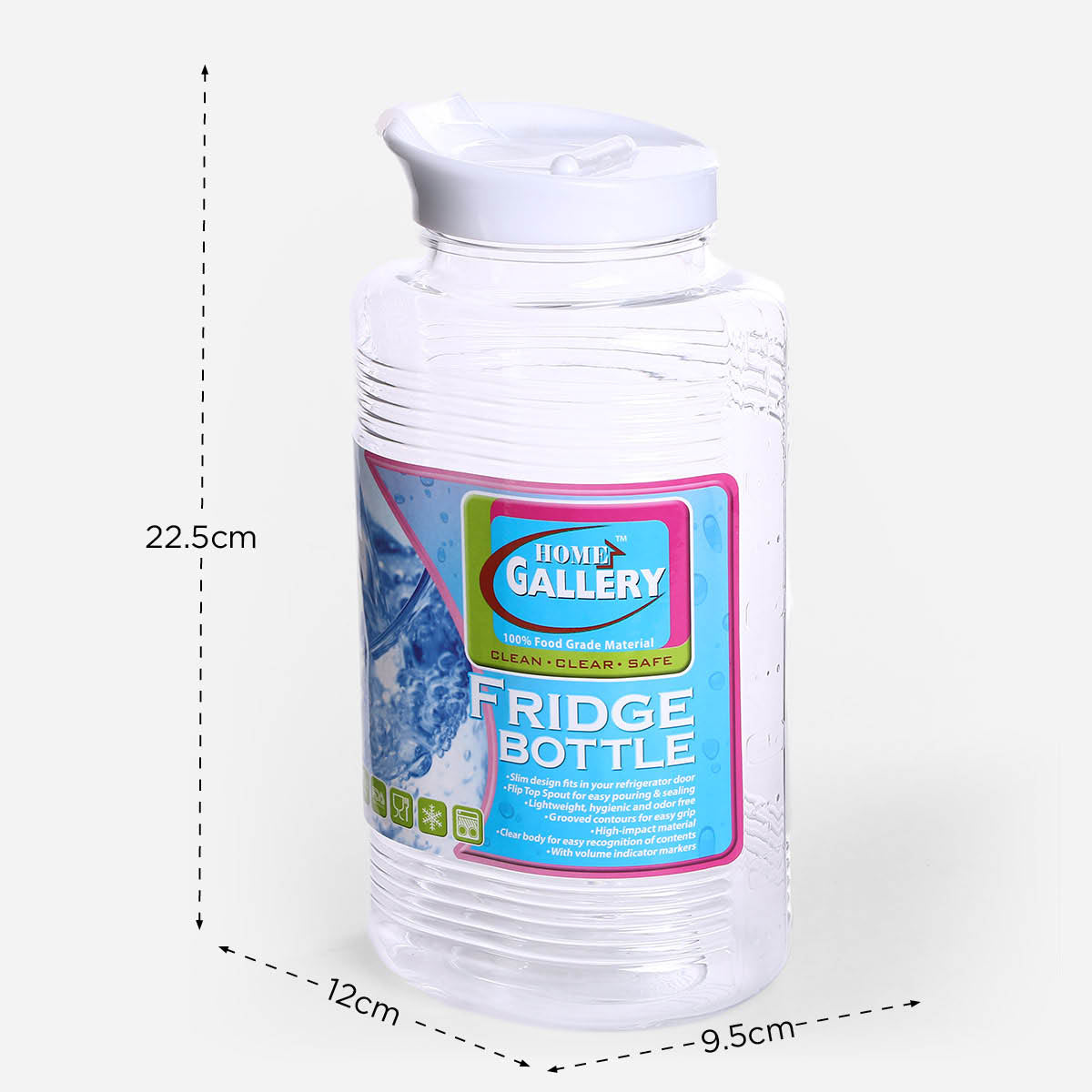 Home Gallery PNP3408TH Fridge Bottle (White)- 1.5L