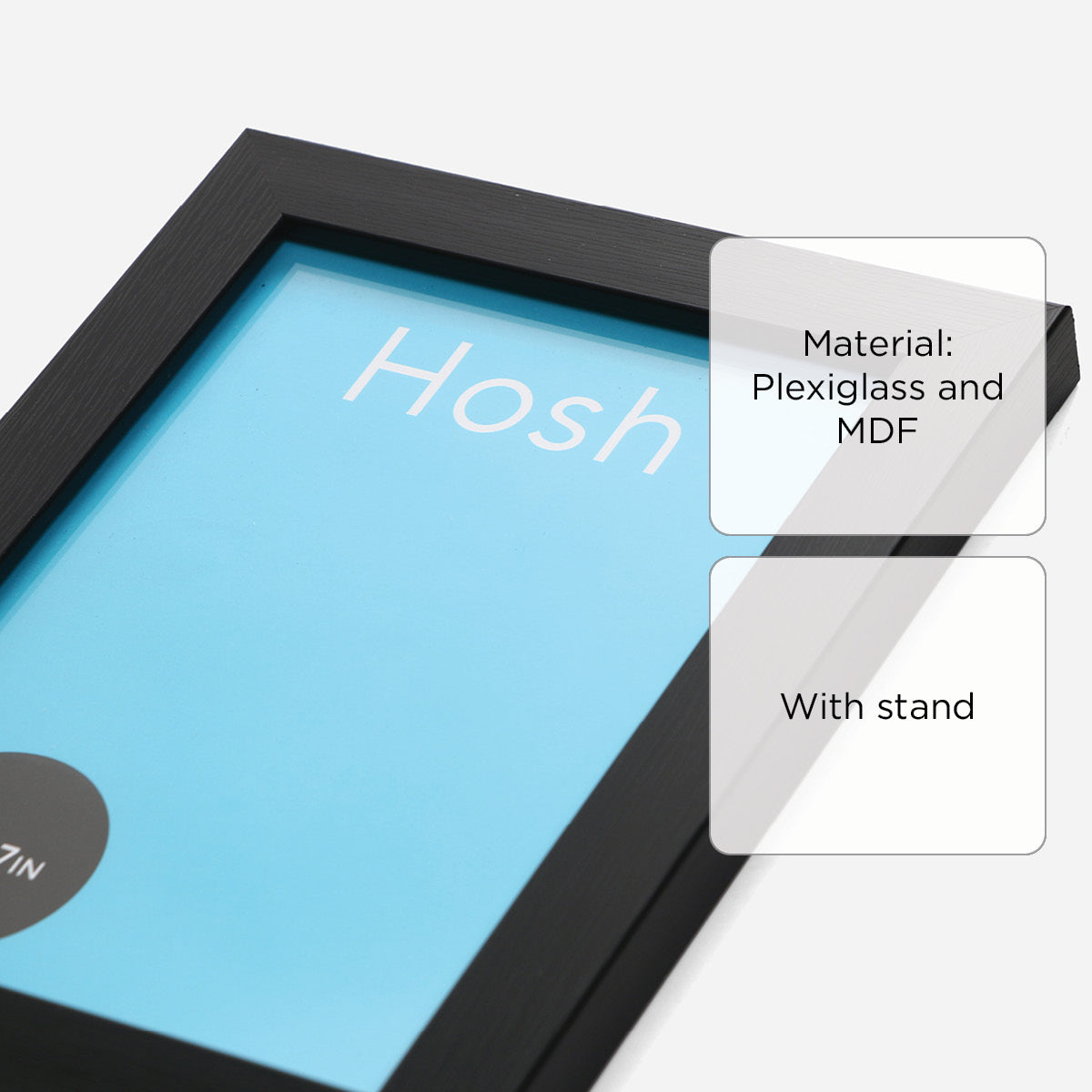 Hosh Photo Frame (Black) - 5x7in