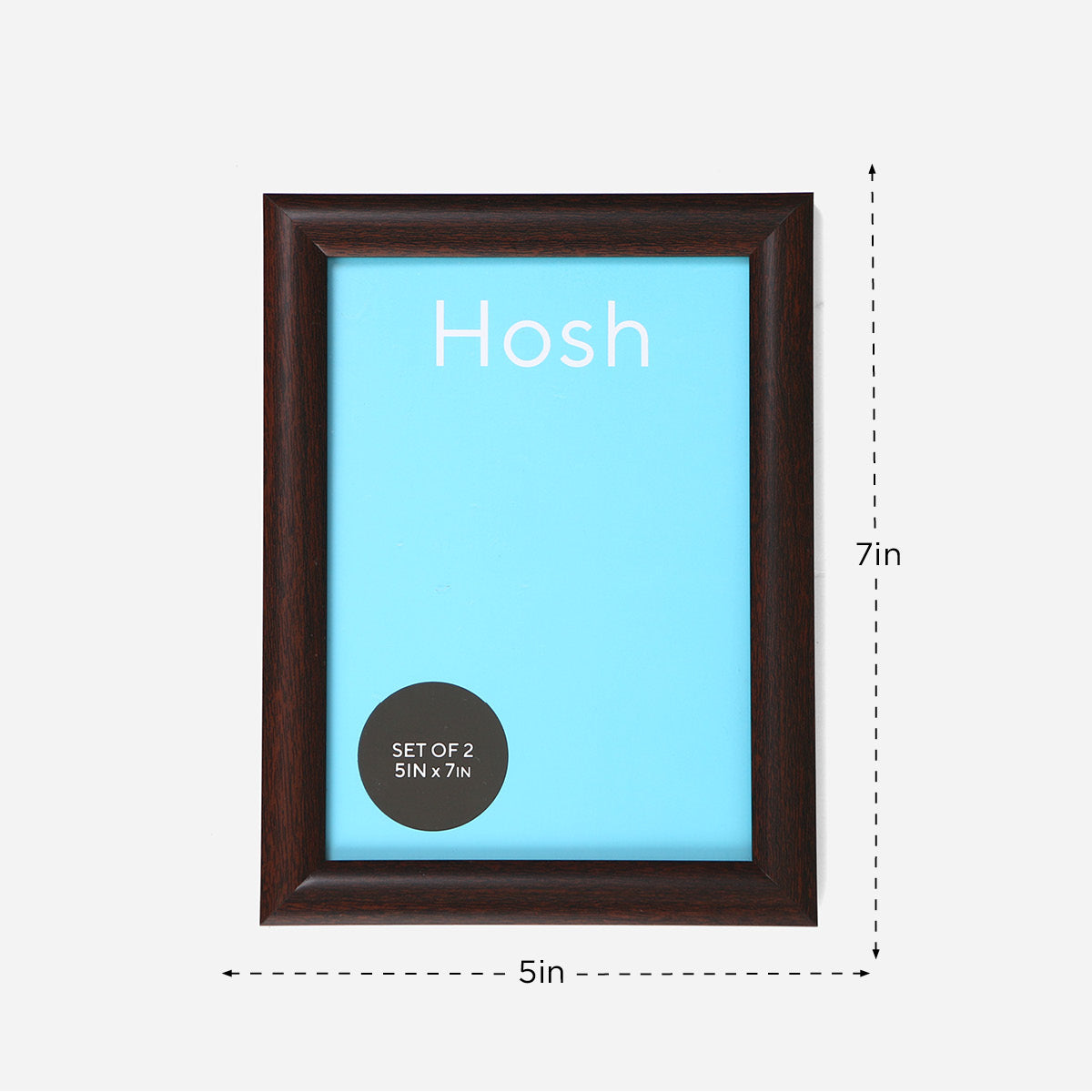 Hosh Buy 1 Take 1 Photo Frame Set (Brown) - 5x7in