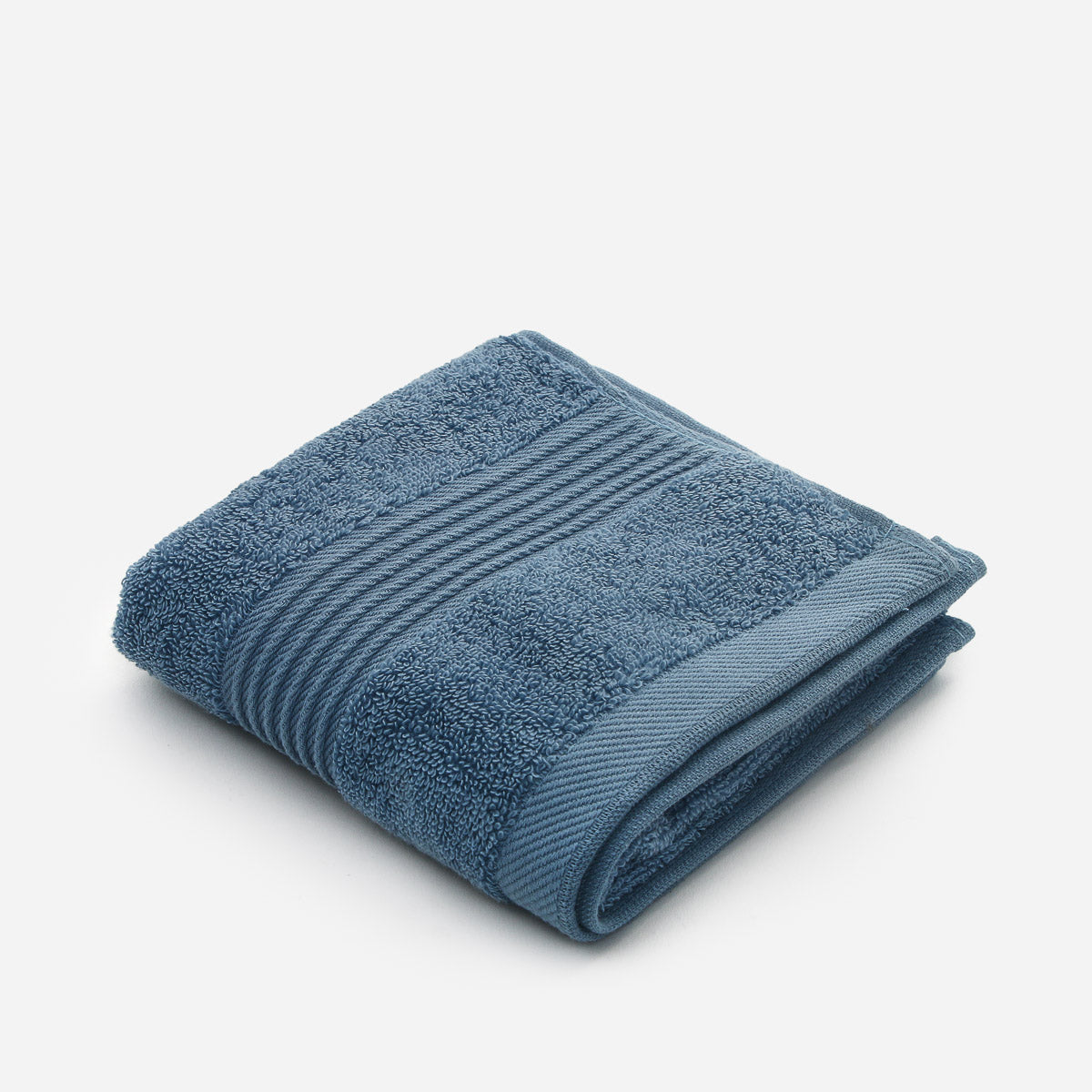 Hosh Combed Cotton Hand Towel - Tidal Blue