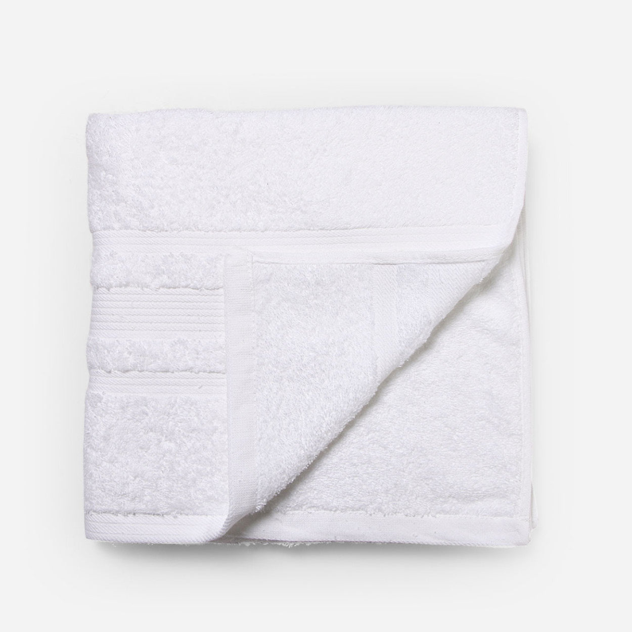 Hosh Signature Cotton Bath Towel (White) - 26x52in