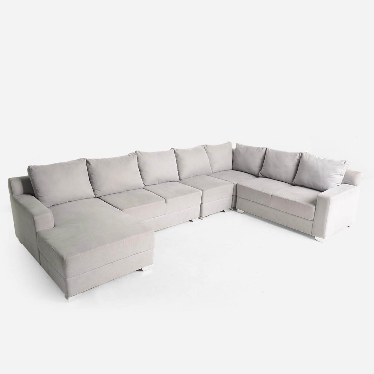 Hosh Create Modular Sectional Sofa Set - Winslet Gray
