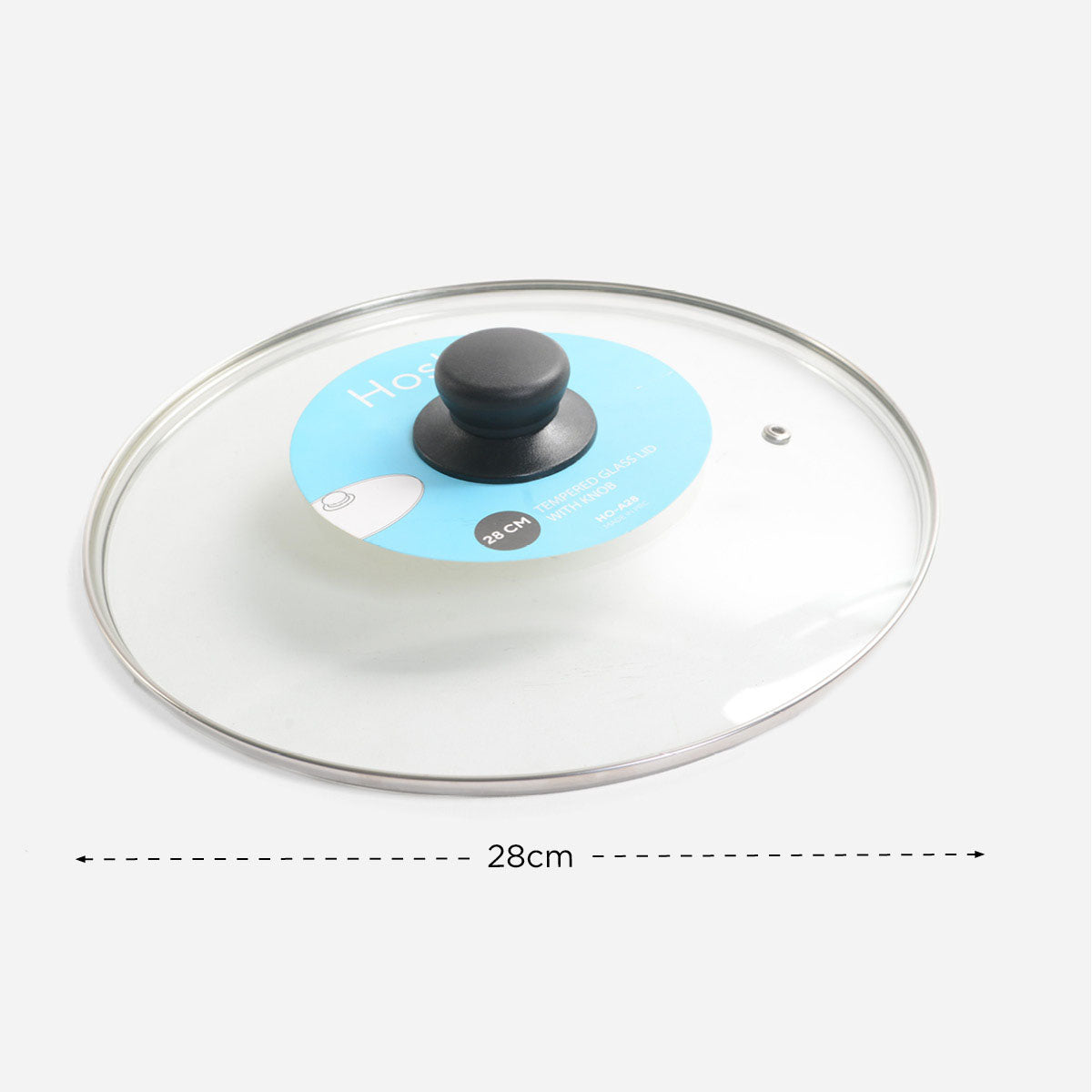 Hosh Glass Lid - 28cm.
