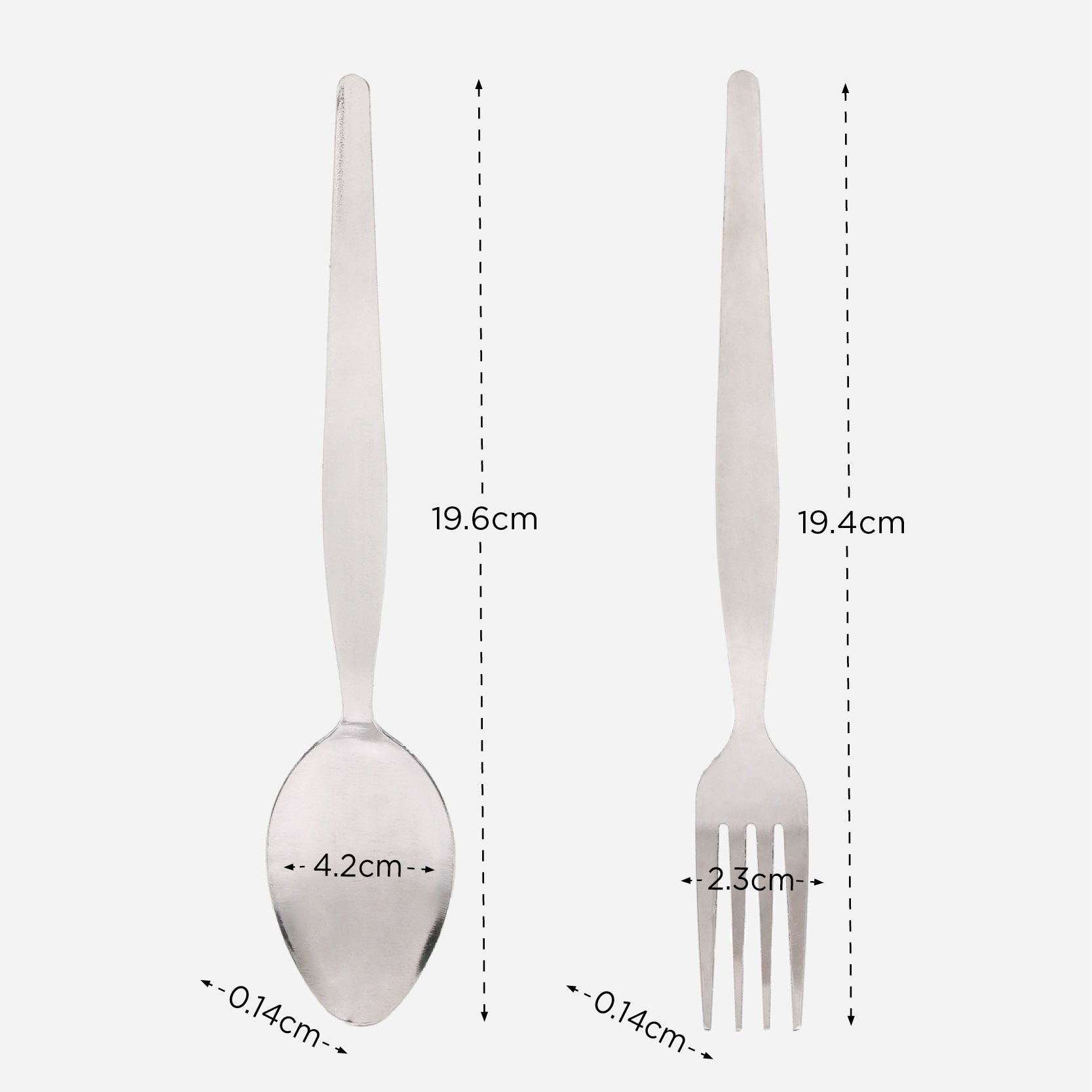 Hosh 12-Piece Rosie Spoon and Fork Set
