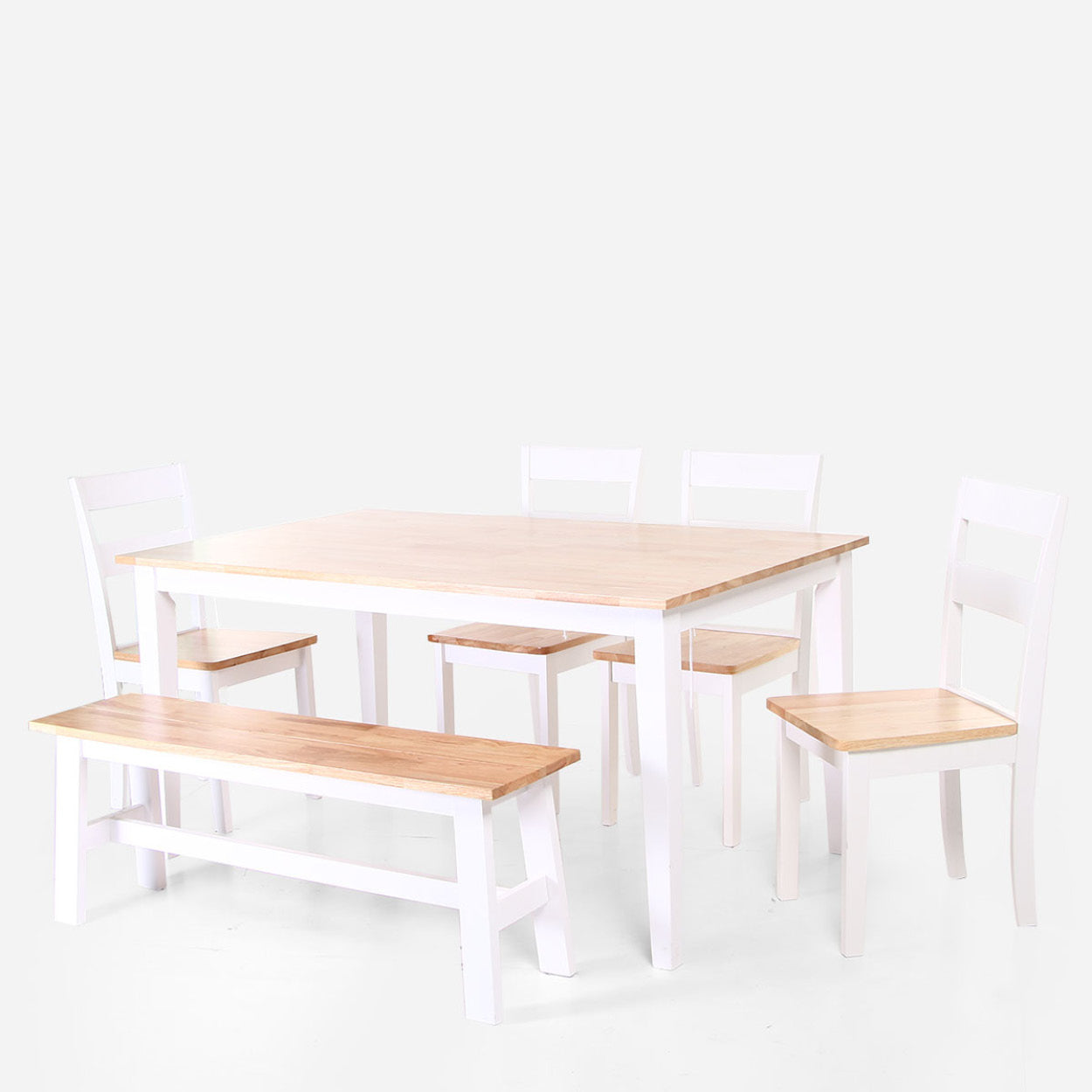 SM Home Hugger New York 4-Seater Dining Set with Bench