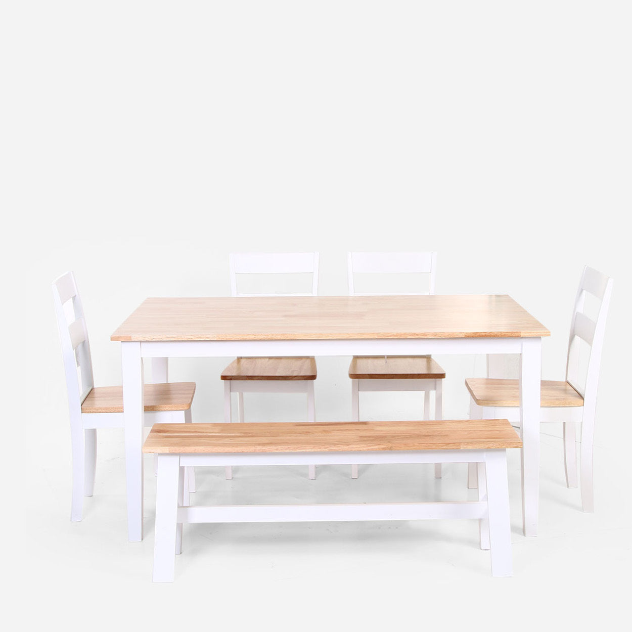 SM Home Hugger New York 4-Seater Dining Set with Bench