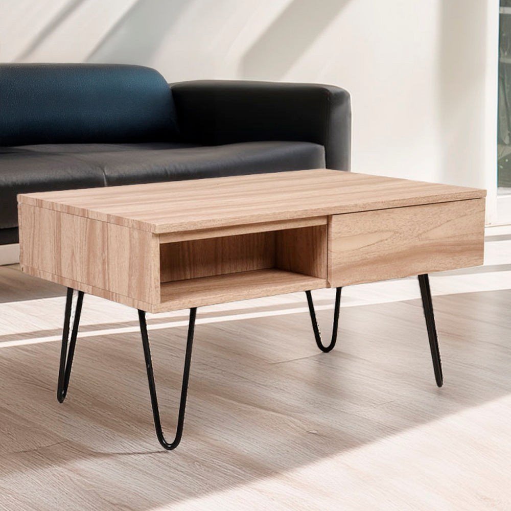 SM Home Fexar Center Table - Cherry Oak