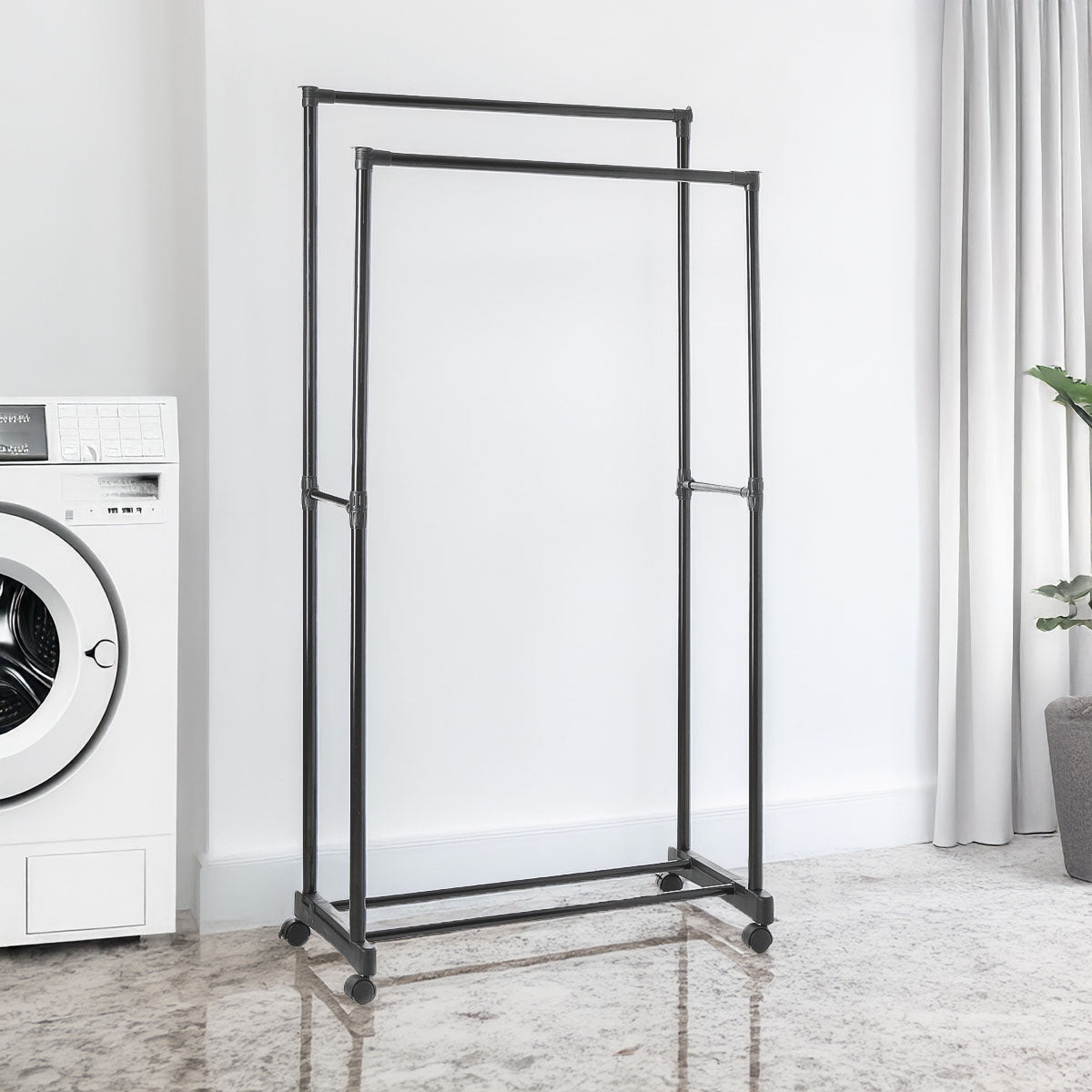 Hosh Double Garment and Shoe Rack