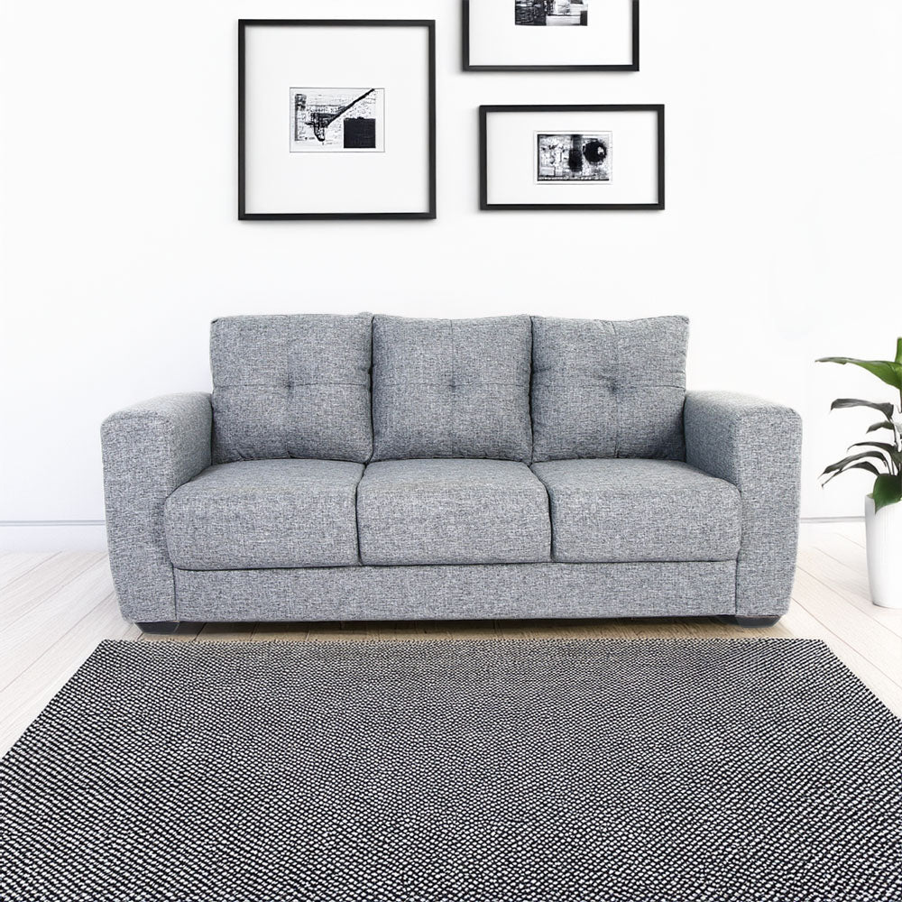 SM Home Chisel 3-Seater Sofa - Wisdom Gray