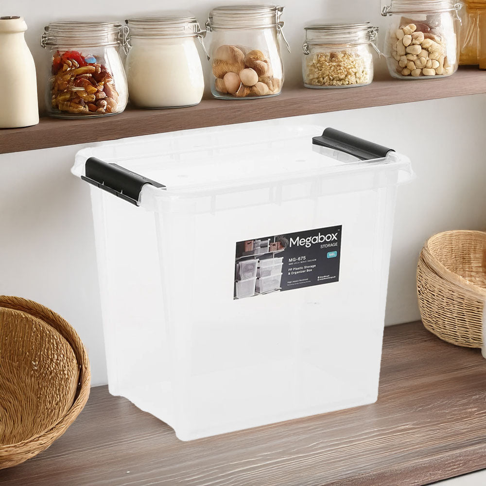 Megabox MG 675 Storage Box 56L – Clear