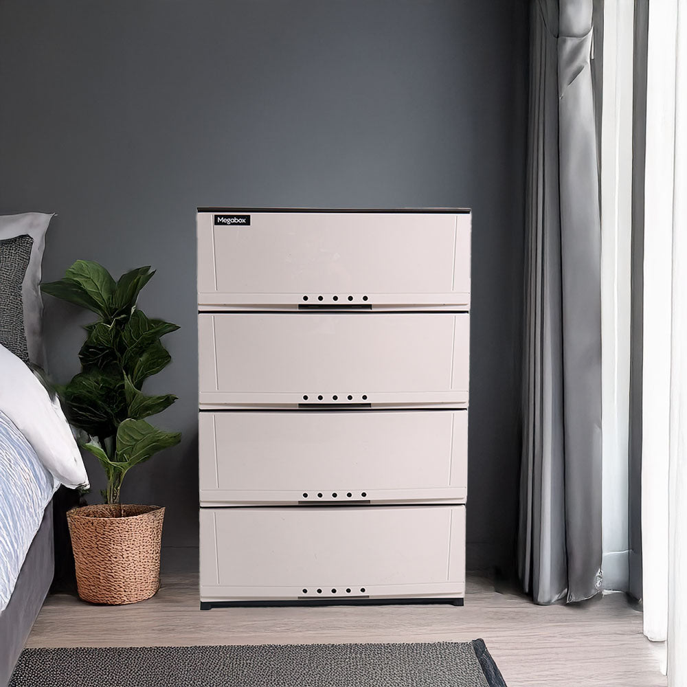 Megabox Modish Drawer (Beige) - 4 Layers