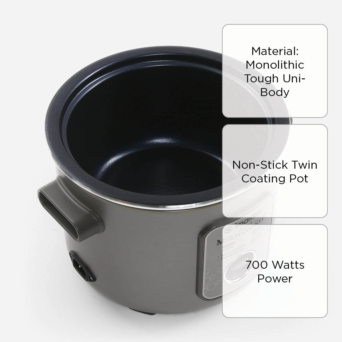 Imarflex IRC-18L 4 IN 1 Rice Cooker Monolithic - 1.8 L