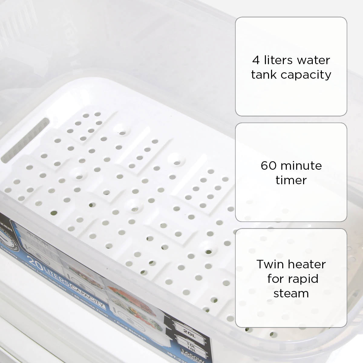 Imarflex Multi-Purpose Steamer & Sterilizer - White