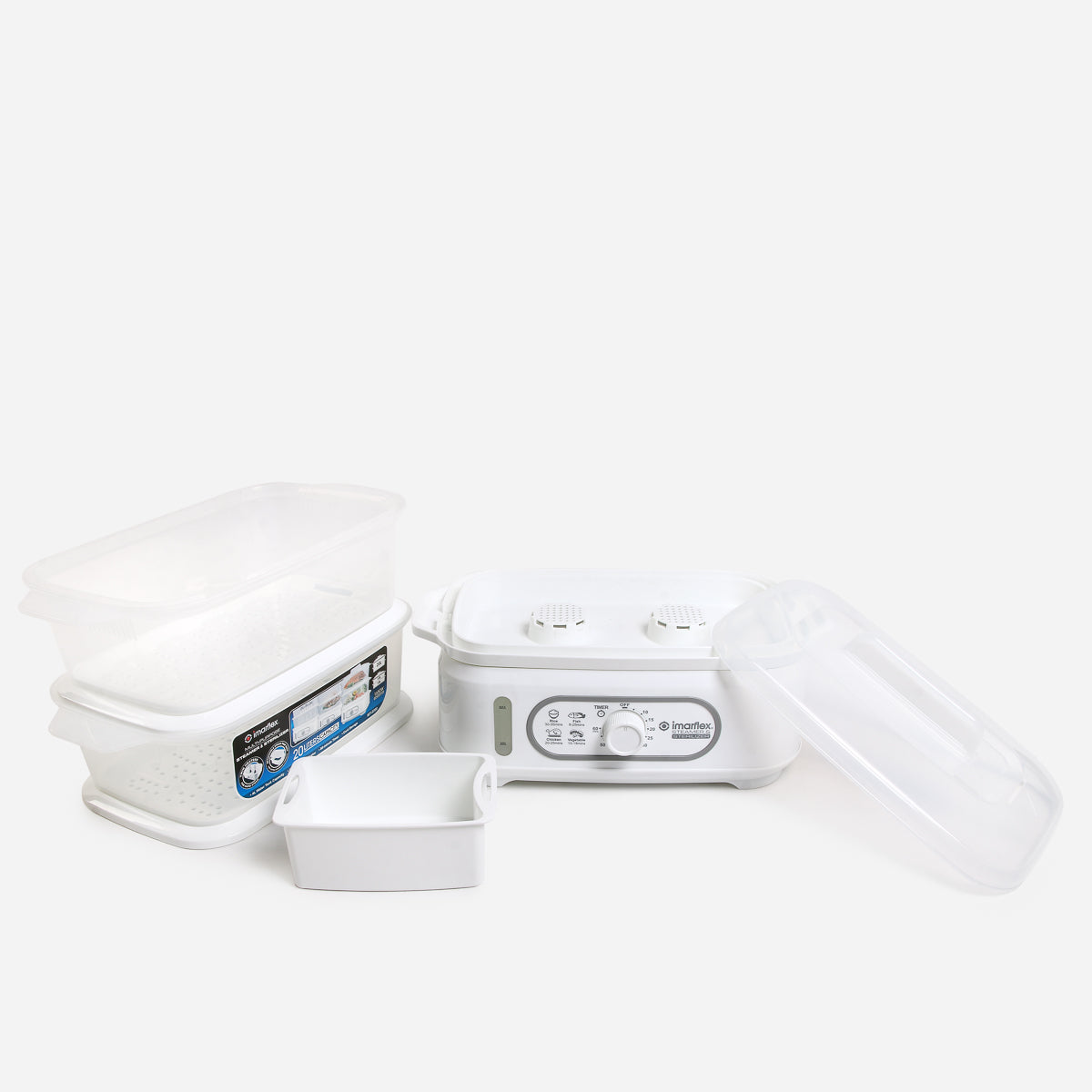 Imarflex Multi-Purpose Steamer & Sterilizer - White