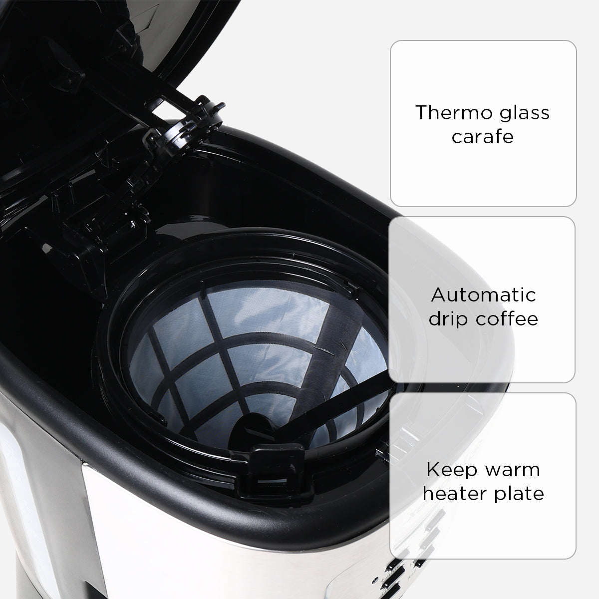 Imarflex 12-cup T60 ICM-512AS Aromatech Coffee Maker - Black
