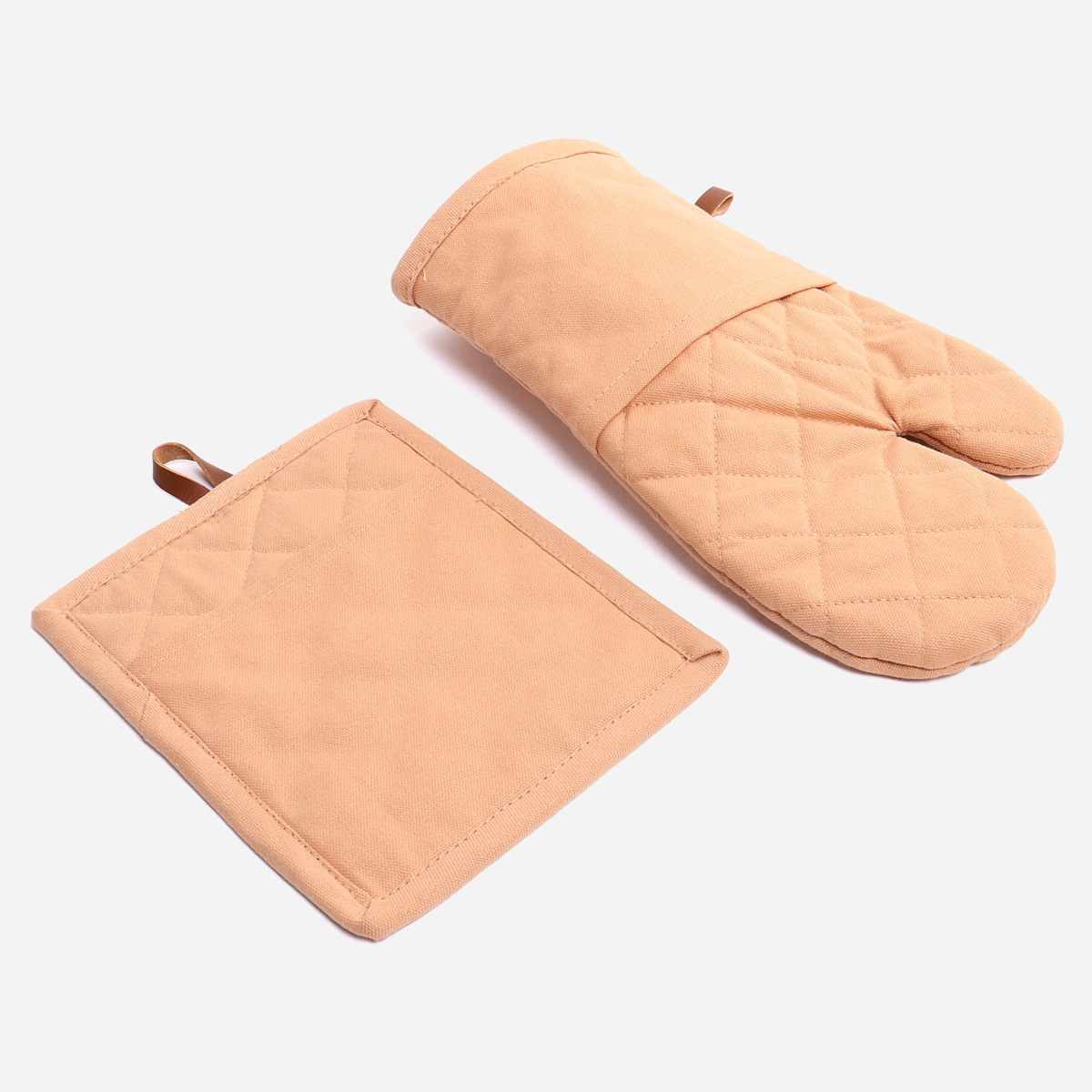 SM Home Gloves Pot Holder with Pocket - Oak