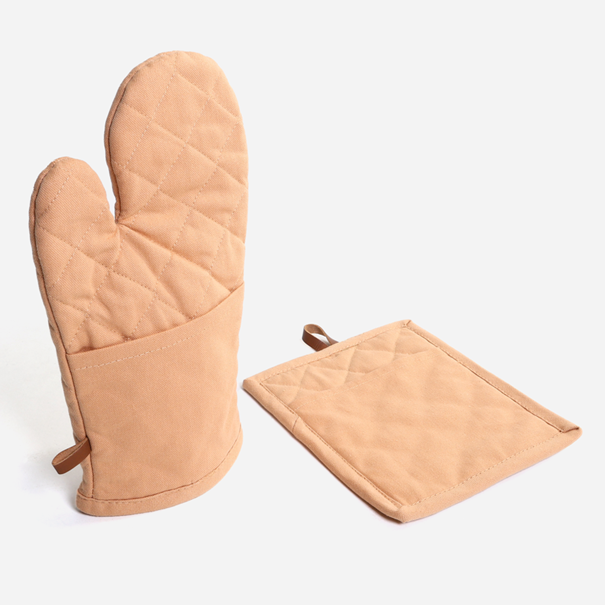 SM Home Gloves Pot Holder with Pocket - Oak