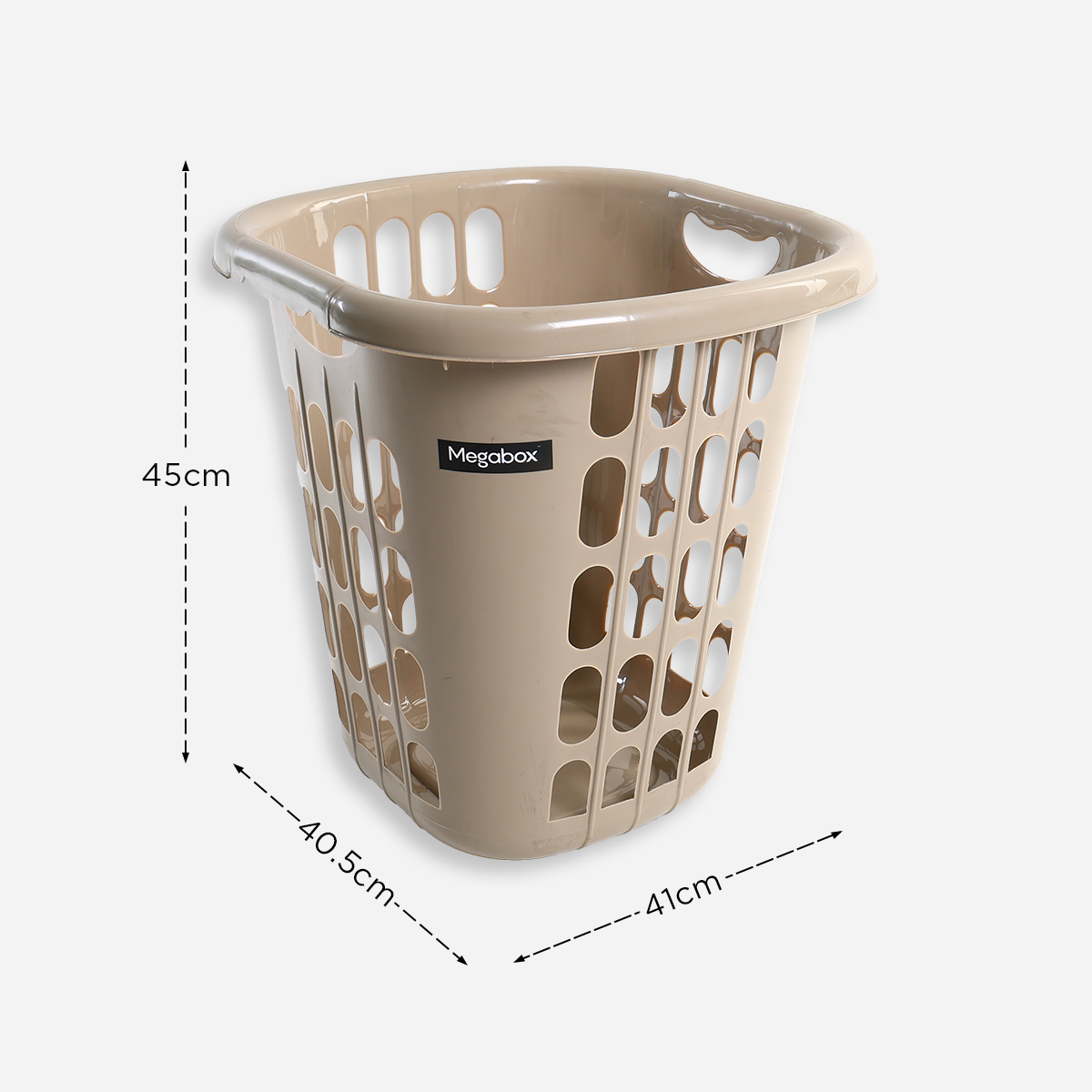 Megabox Laundry Basket (Gray) - 36L