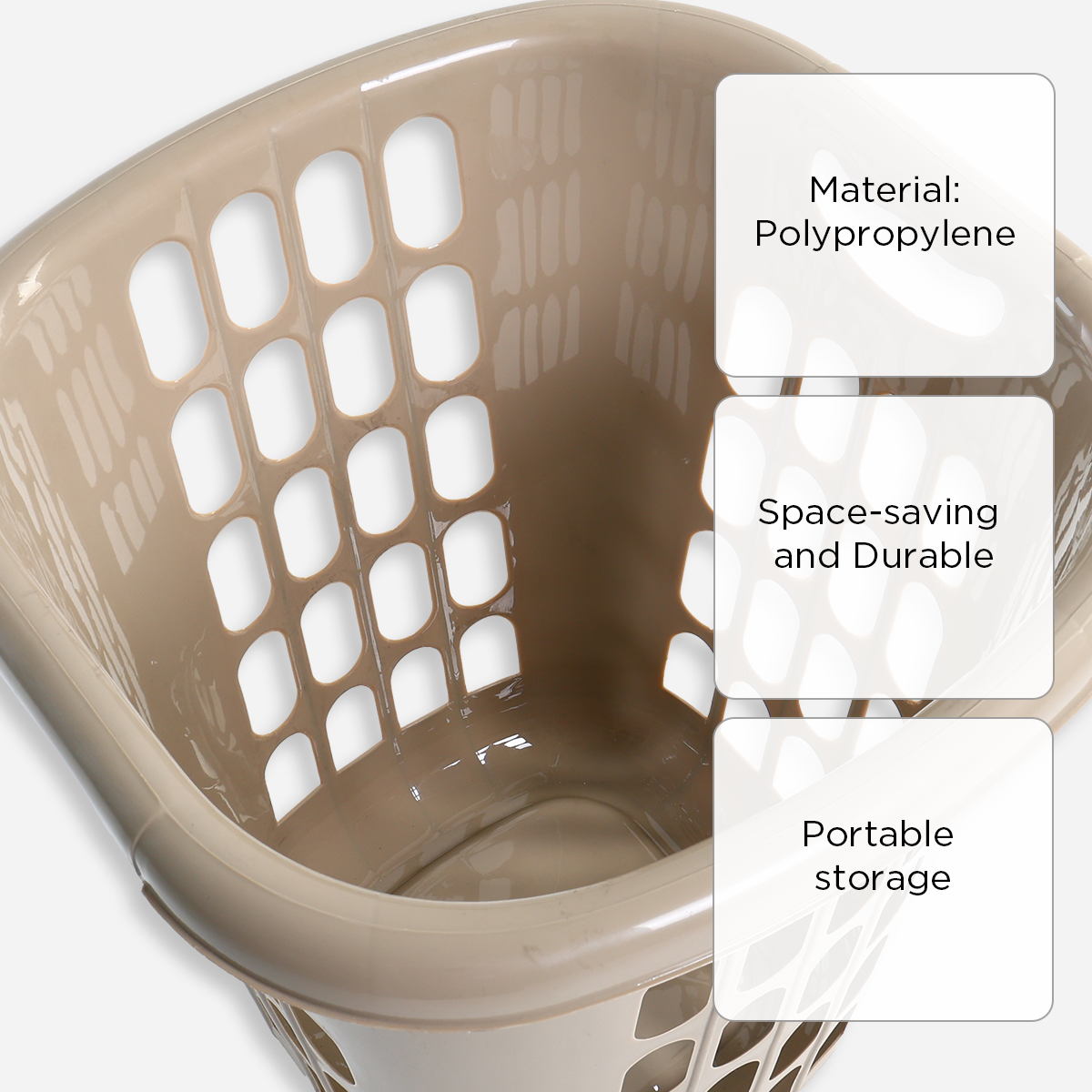 Megabox Laundry Basket (Gray) - 36L