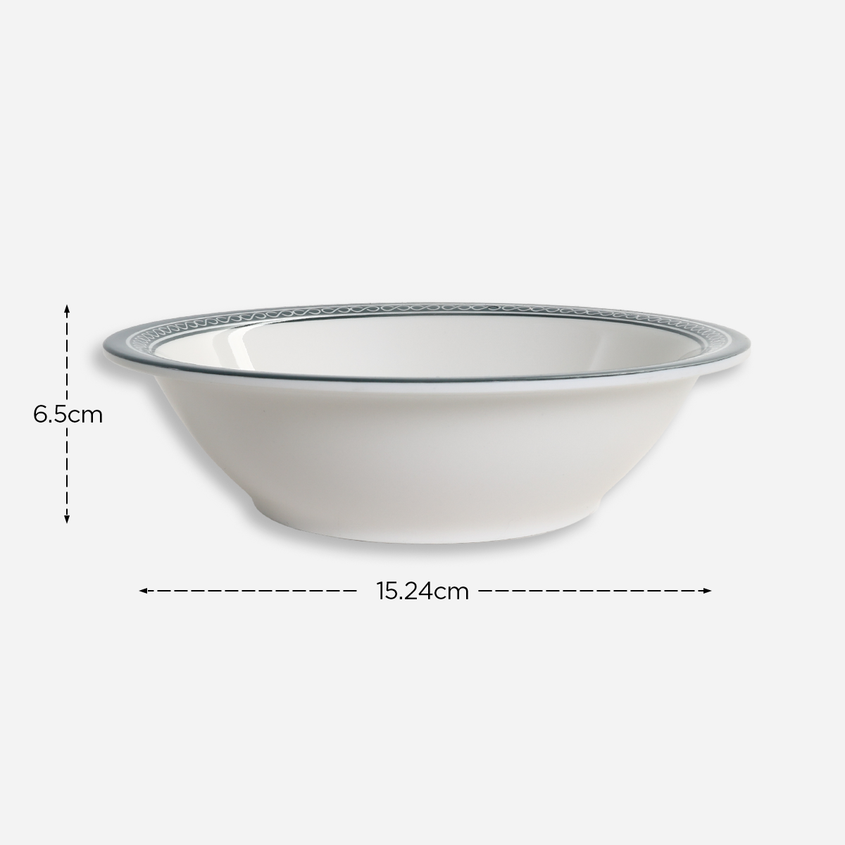 Melawares Dinner Bowl (Ivory) - 6in