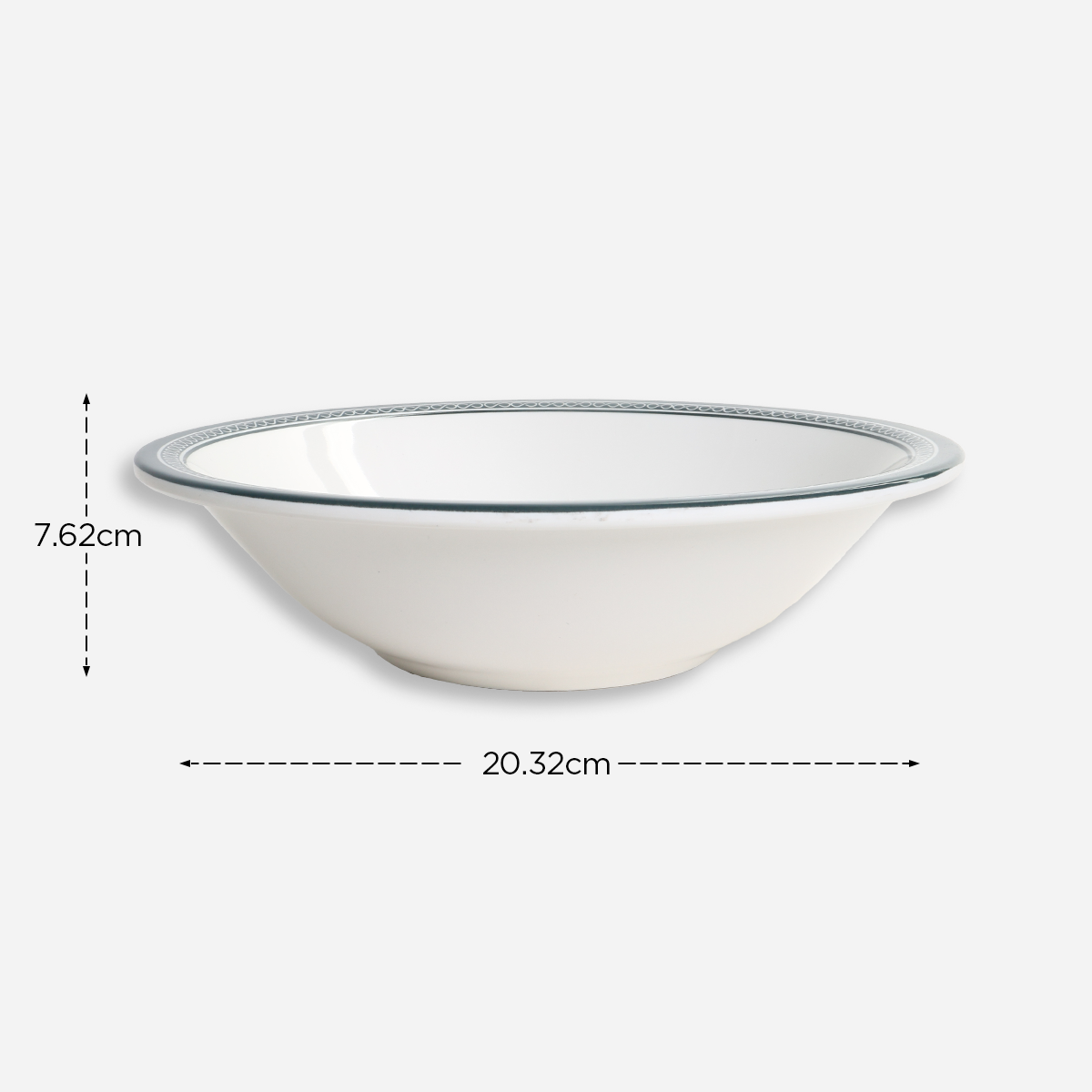Melawares Dinner Bowl (Ivory) - 8in