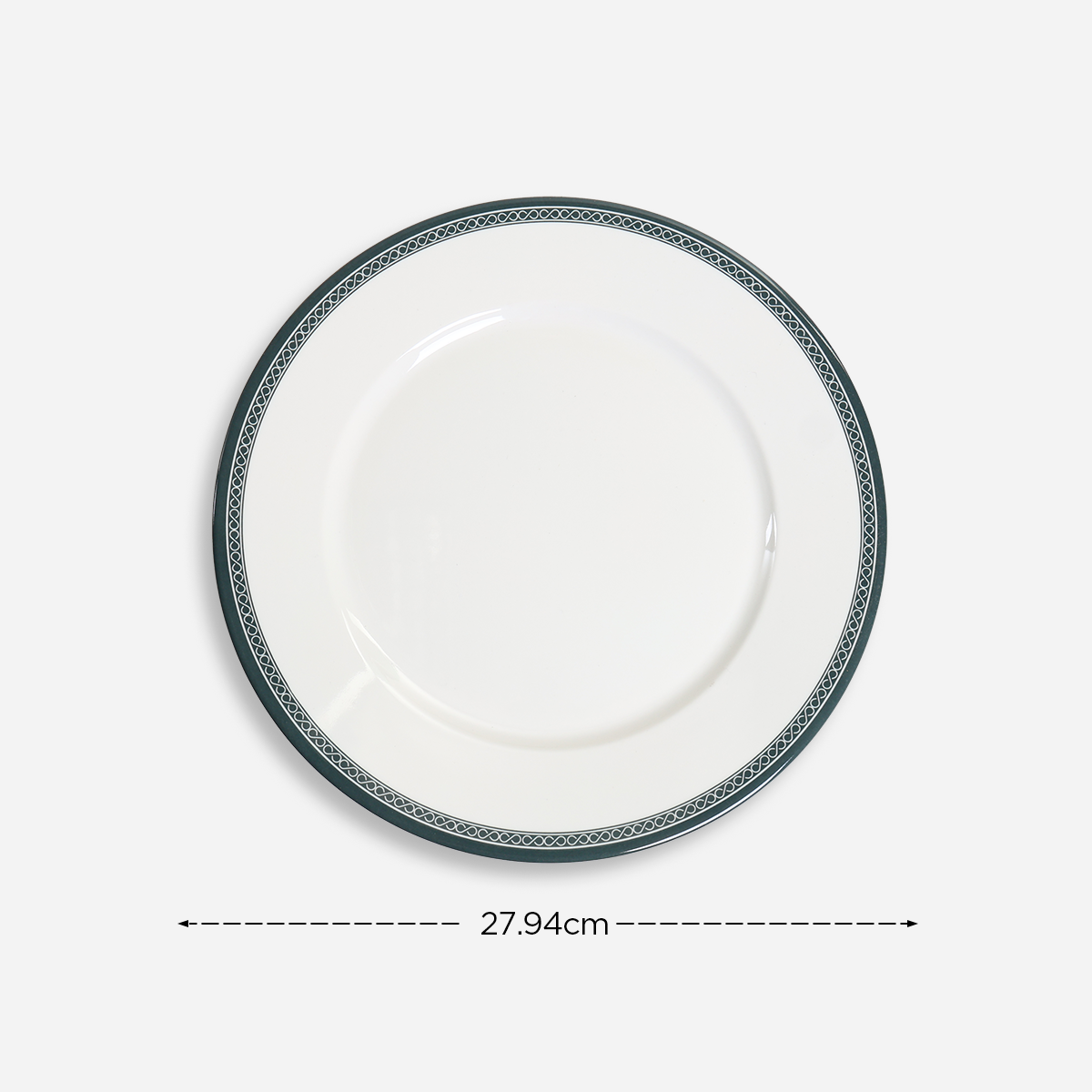 Melawares Dinner Plate (Ivory) - 11in