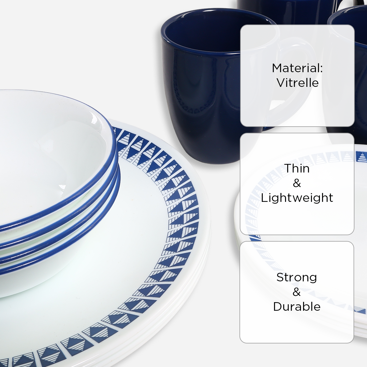Corelle 16-Piece Classic Dinner Set - Wheeler Diamond