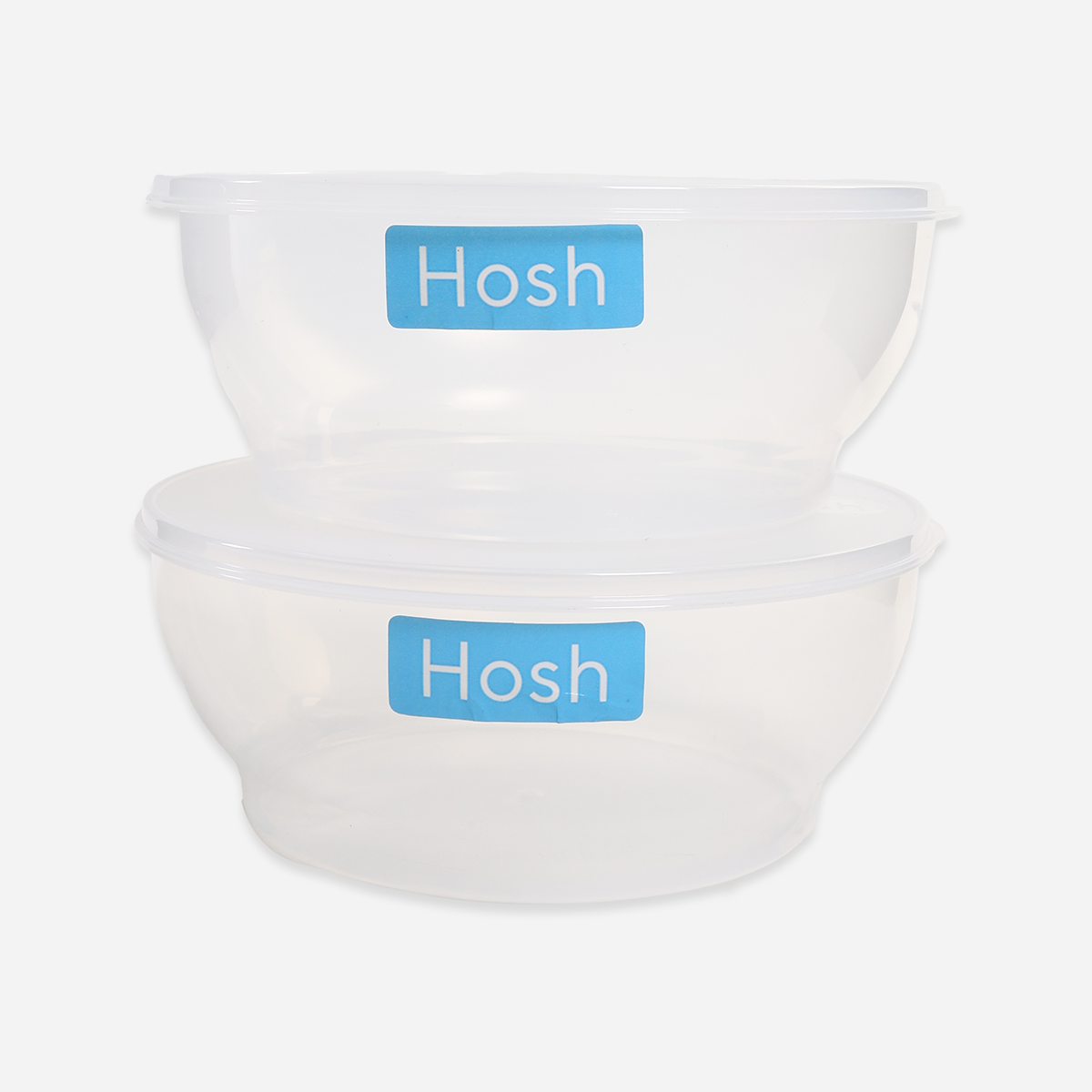 Hosh Set of 2 Container Bowls (Clear) - 2.5L