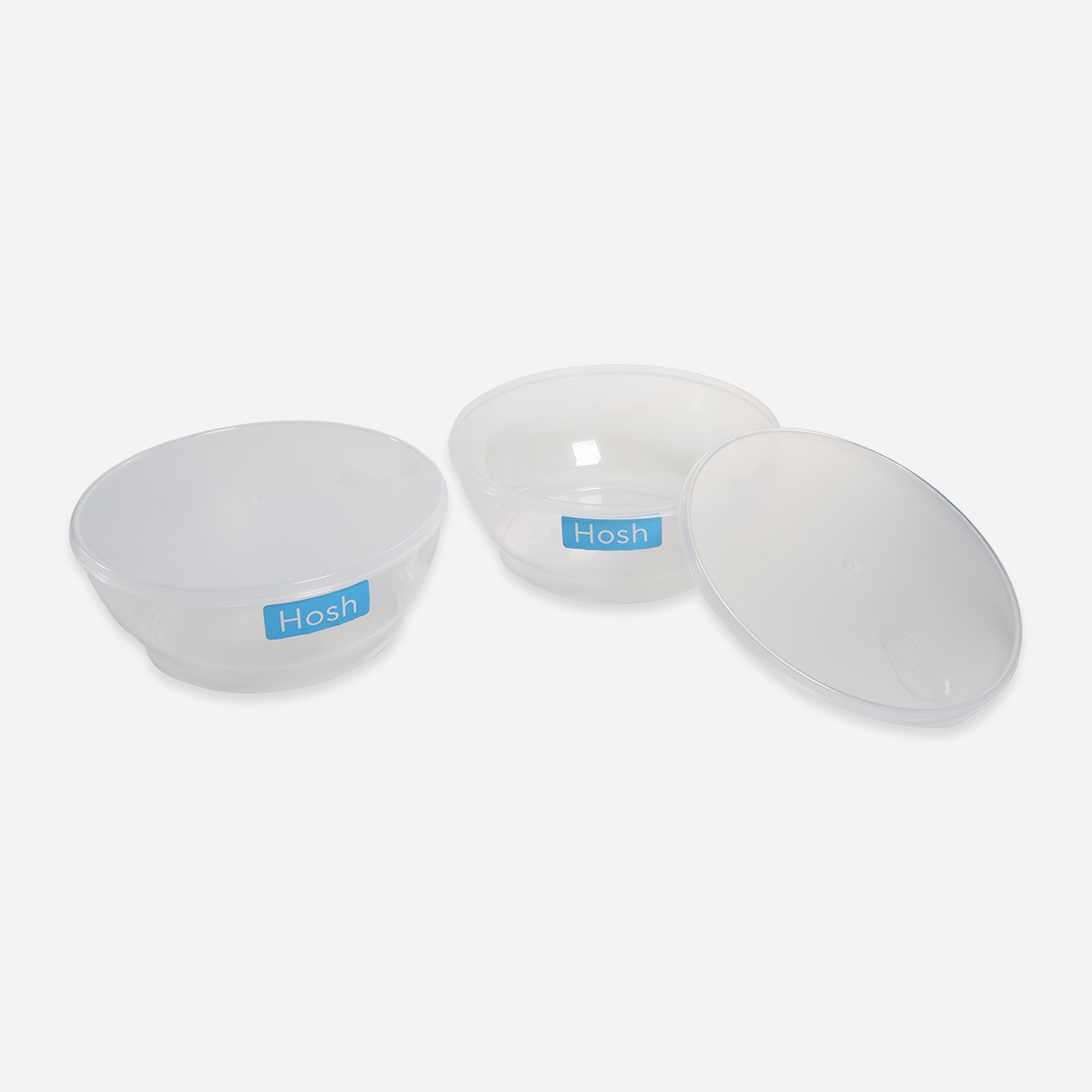 Hosh Set of 2 Container Bowls (Clear) - 2.5L