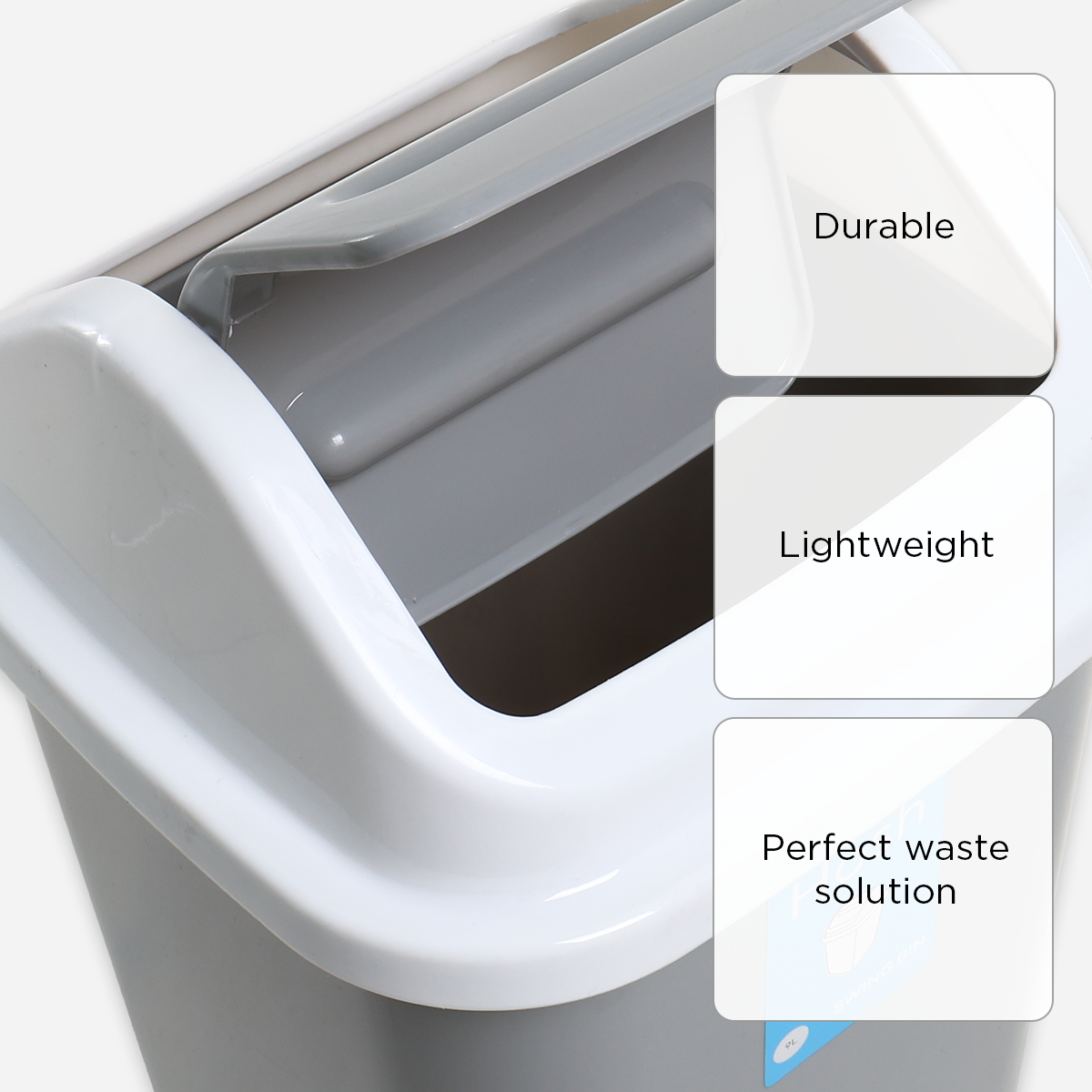 Hosh Swing Bin (Gray) - 9L
