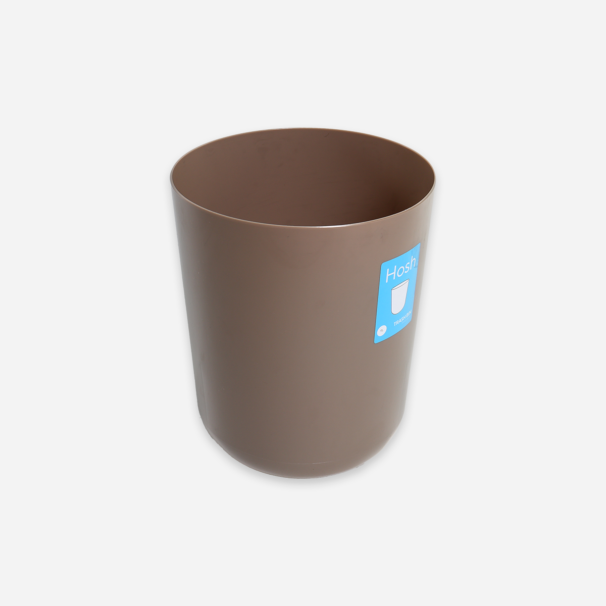 Hosh Round Waste Bin (Brown) - 9L