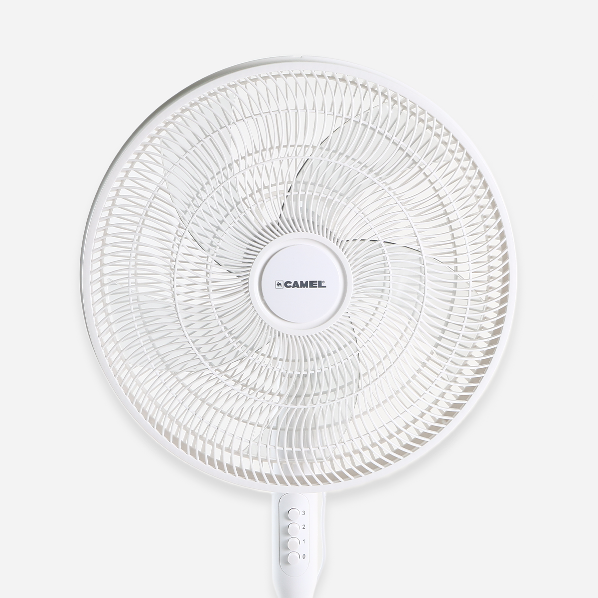 Camel Stand Fan (White) - 16in