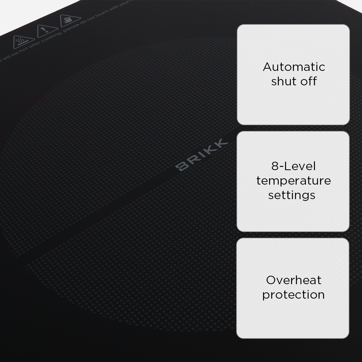 Brikk Induction Cooker- Black
