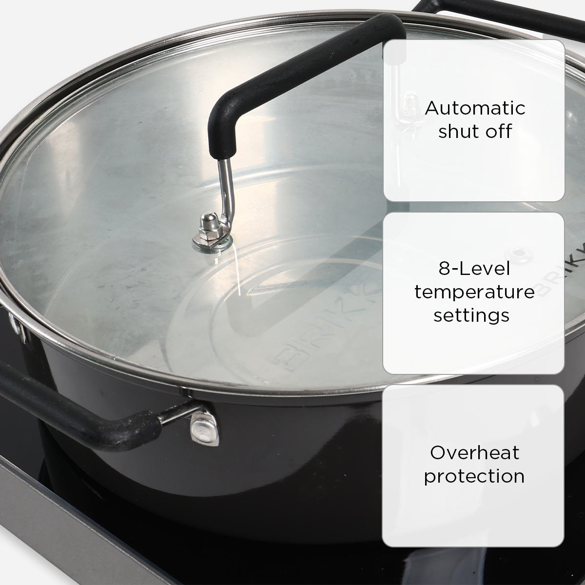 Brikk Induction Cooker- Black